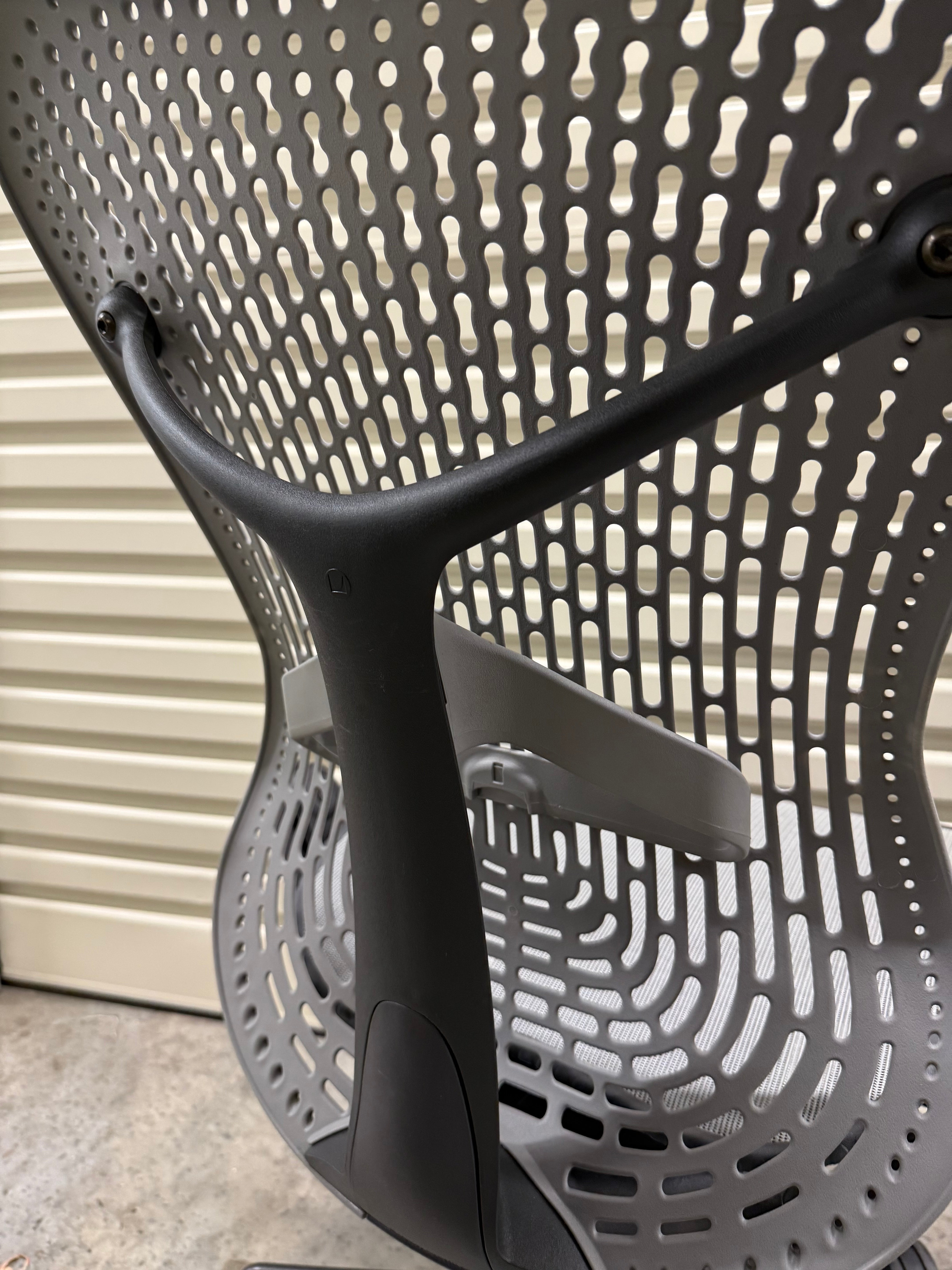 Herman Miller Mirra Office Chair - No Arms - Grey - Back tilt lock