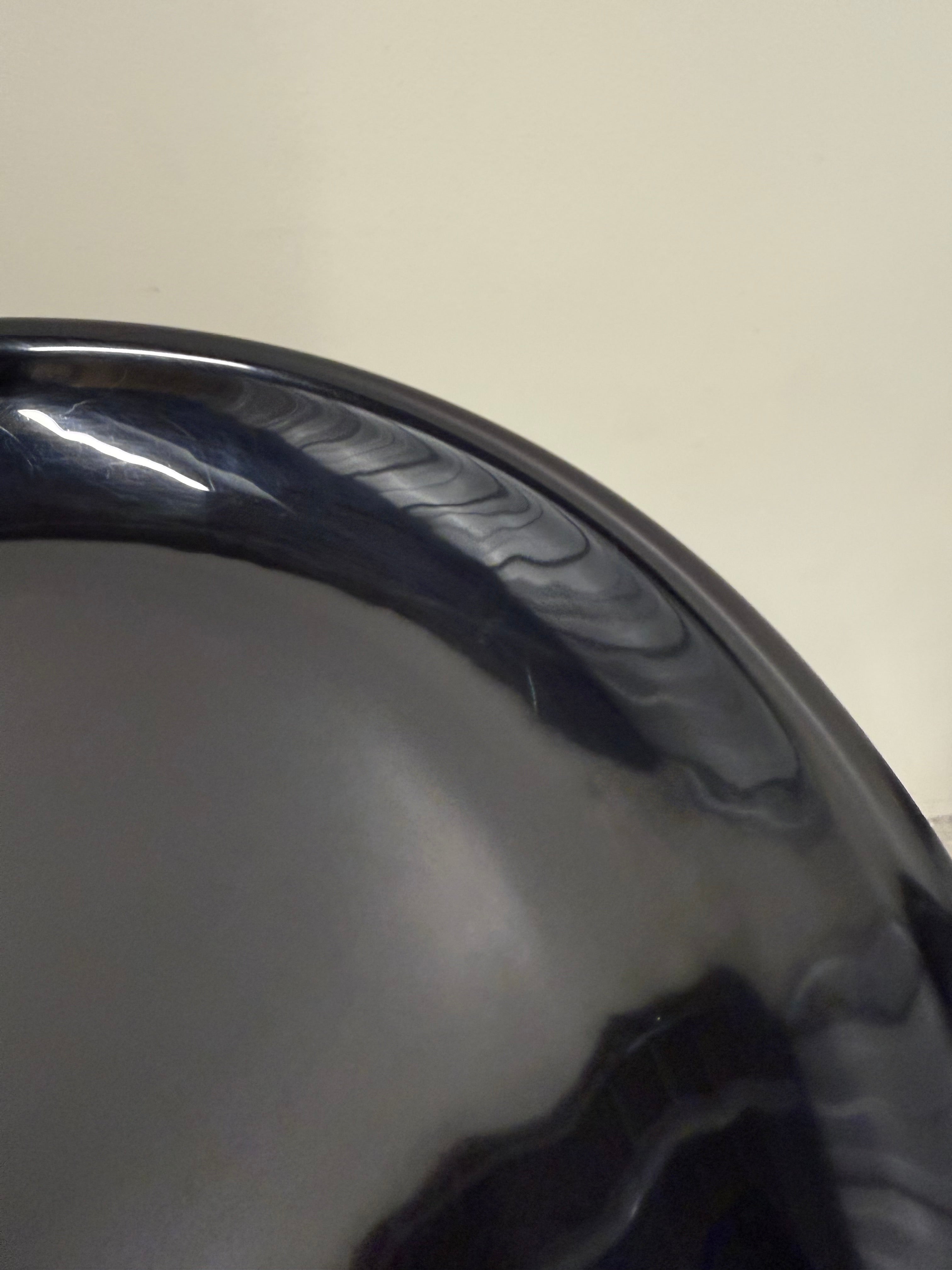 Heidi Bar Stool by Established & Sons – Black Saddle Seat with Solid Oak Base