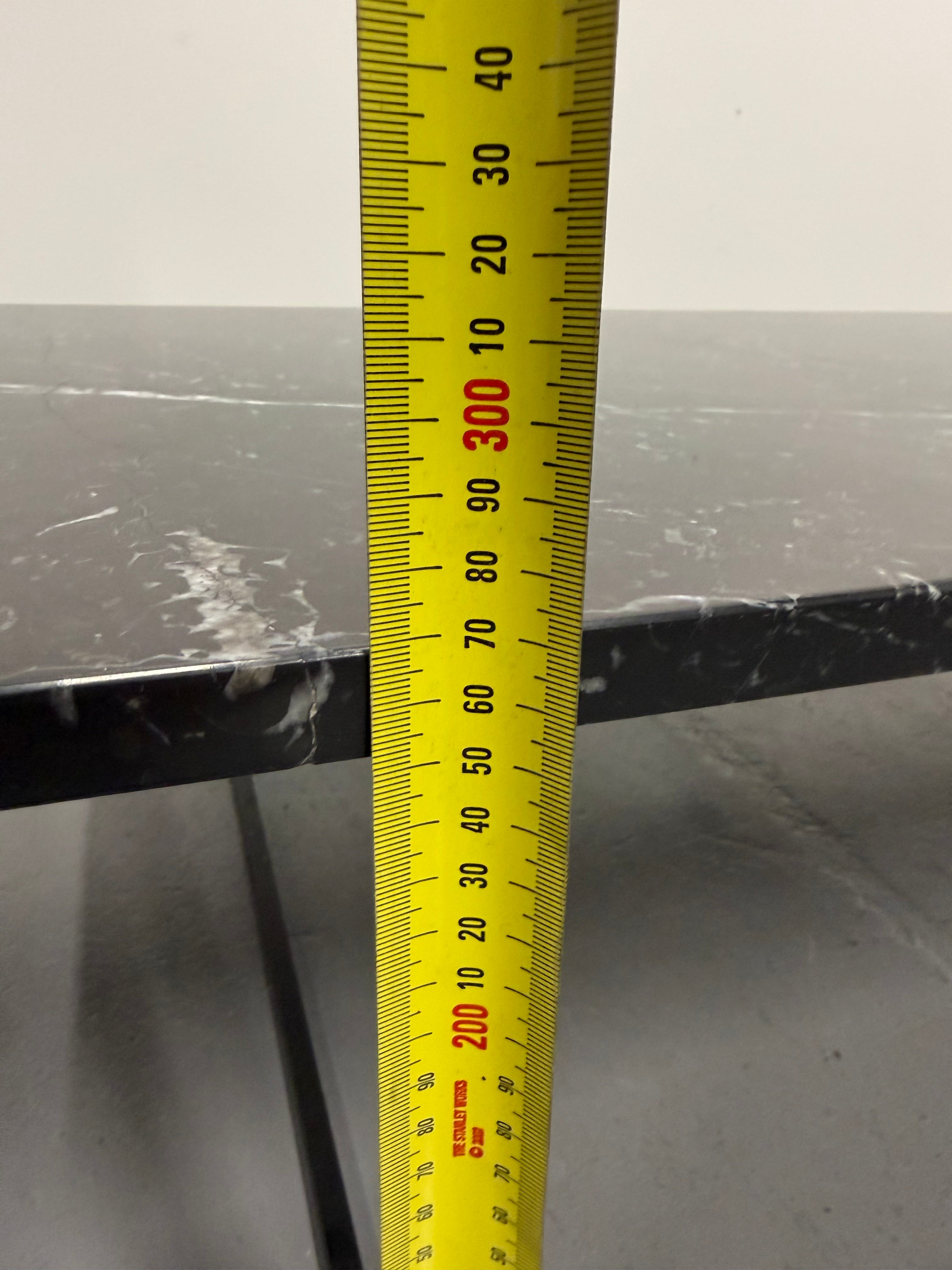 Minotti Calder Coffee Table – Marble Top / Metal Base