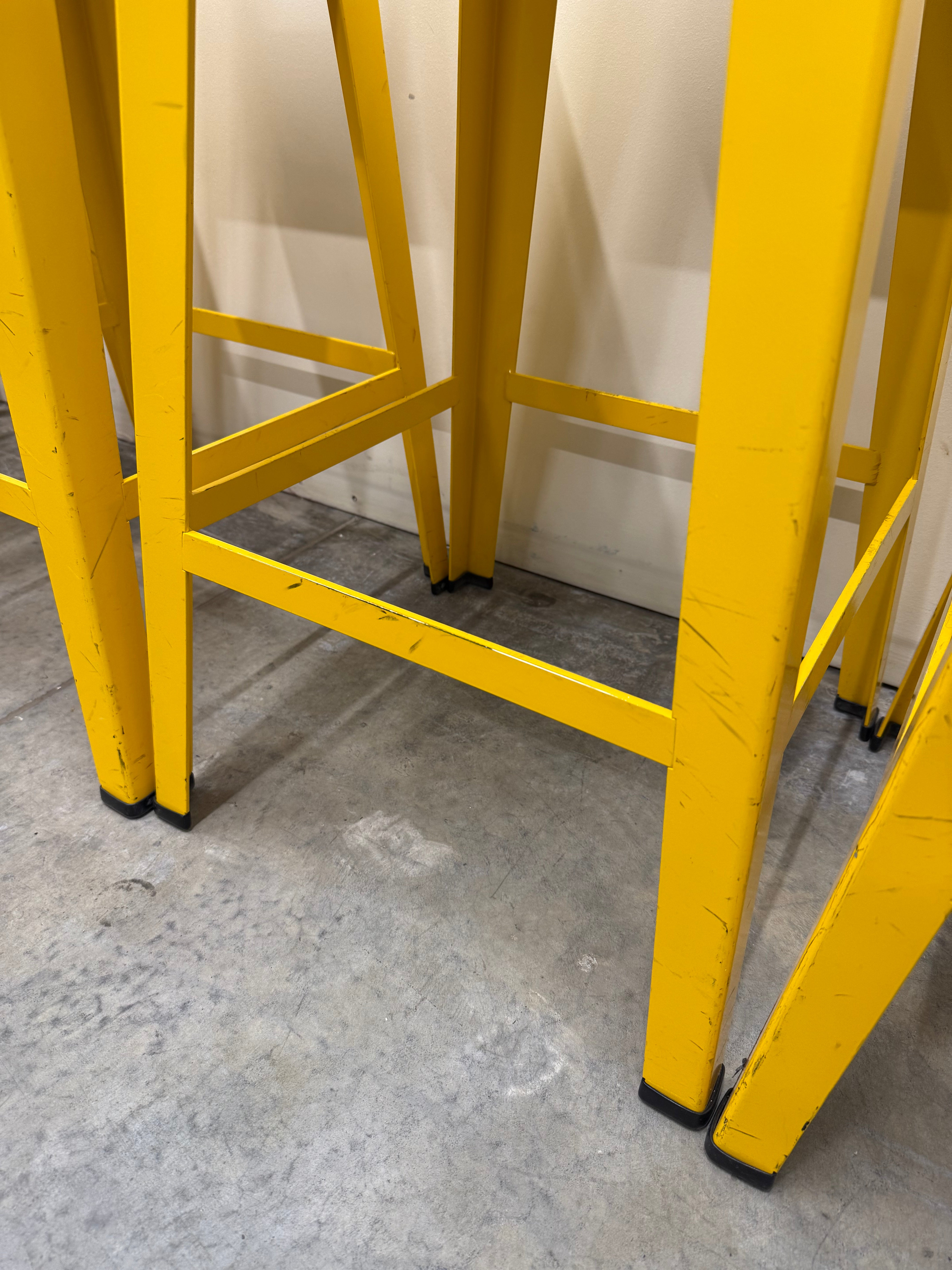 Tait Good One Barstool – Yellow Powder Coat Steel (Australian Made)