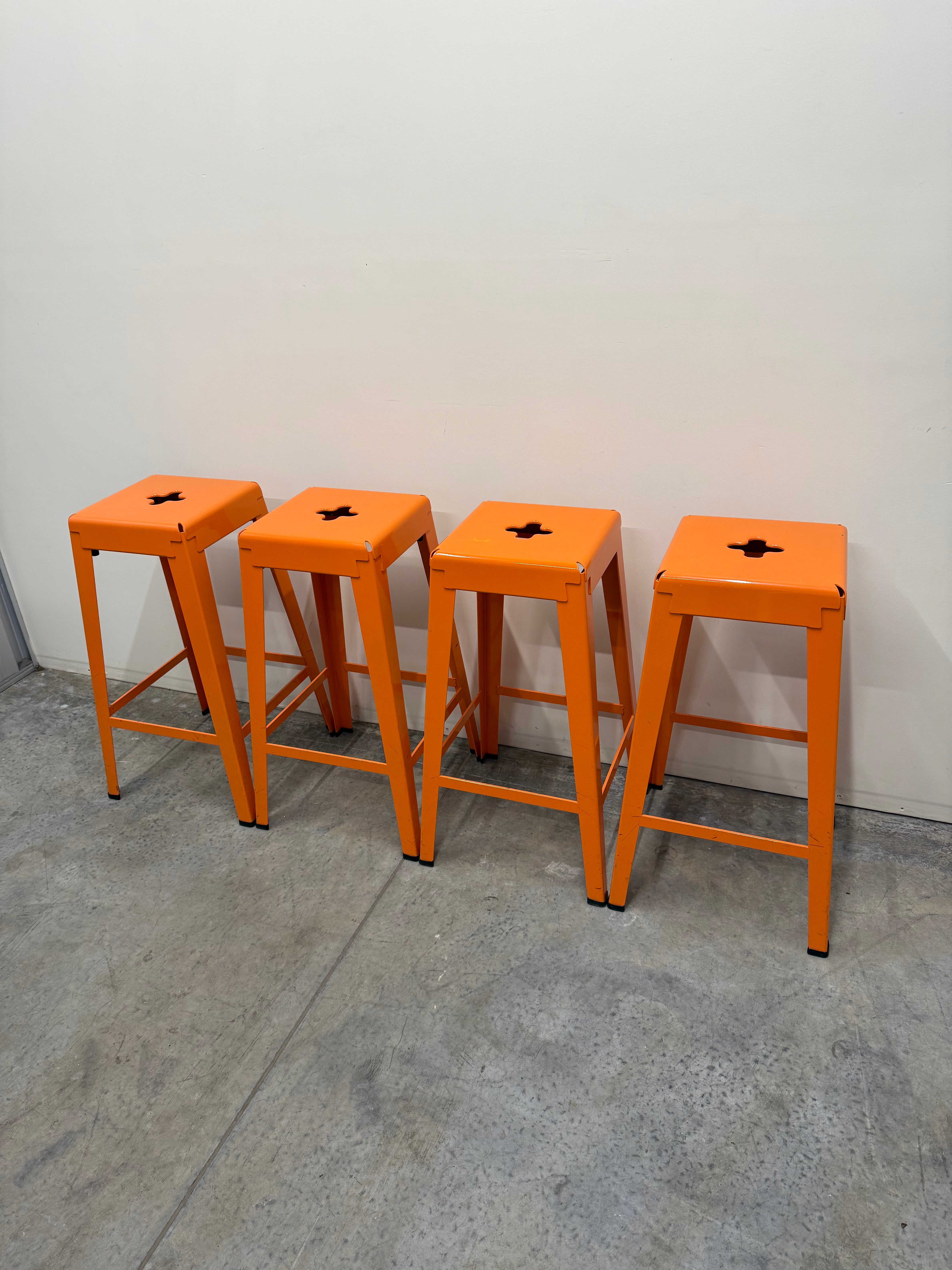 Tait Good One Barstool – Orange Powder Coat Steel (Australian Made)