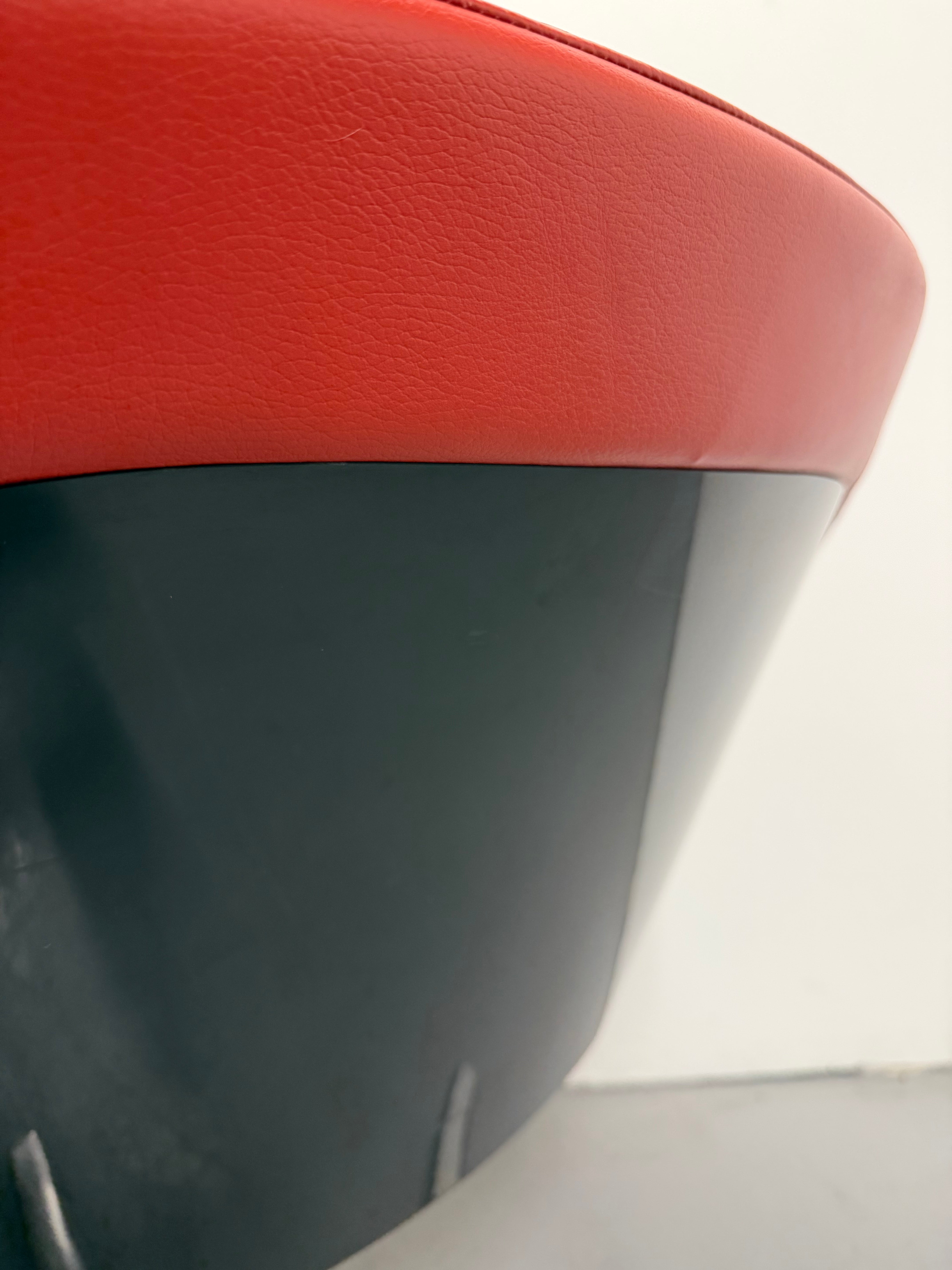 Walter Knoll Turtle Chair – Red Leather