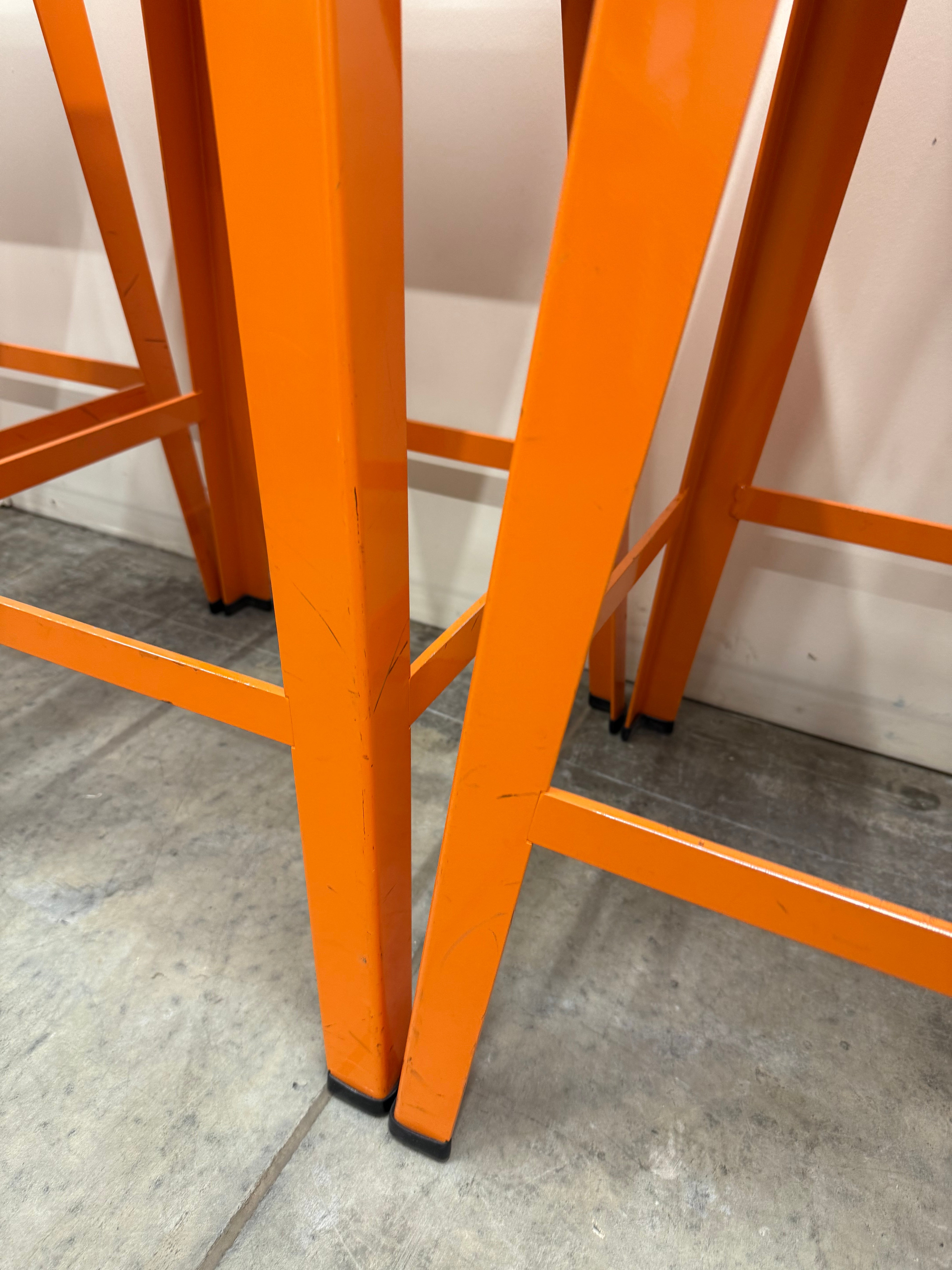 Tait Good One Barstool – Orange Powder Coat Steel (Australian Made)