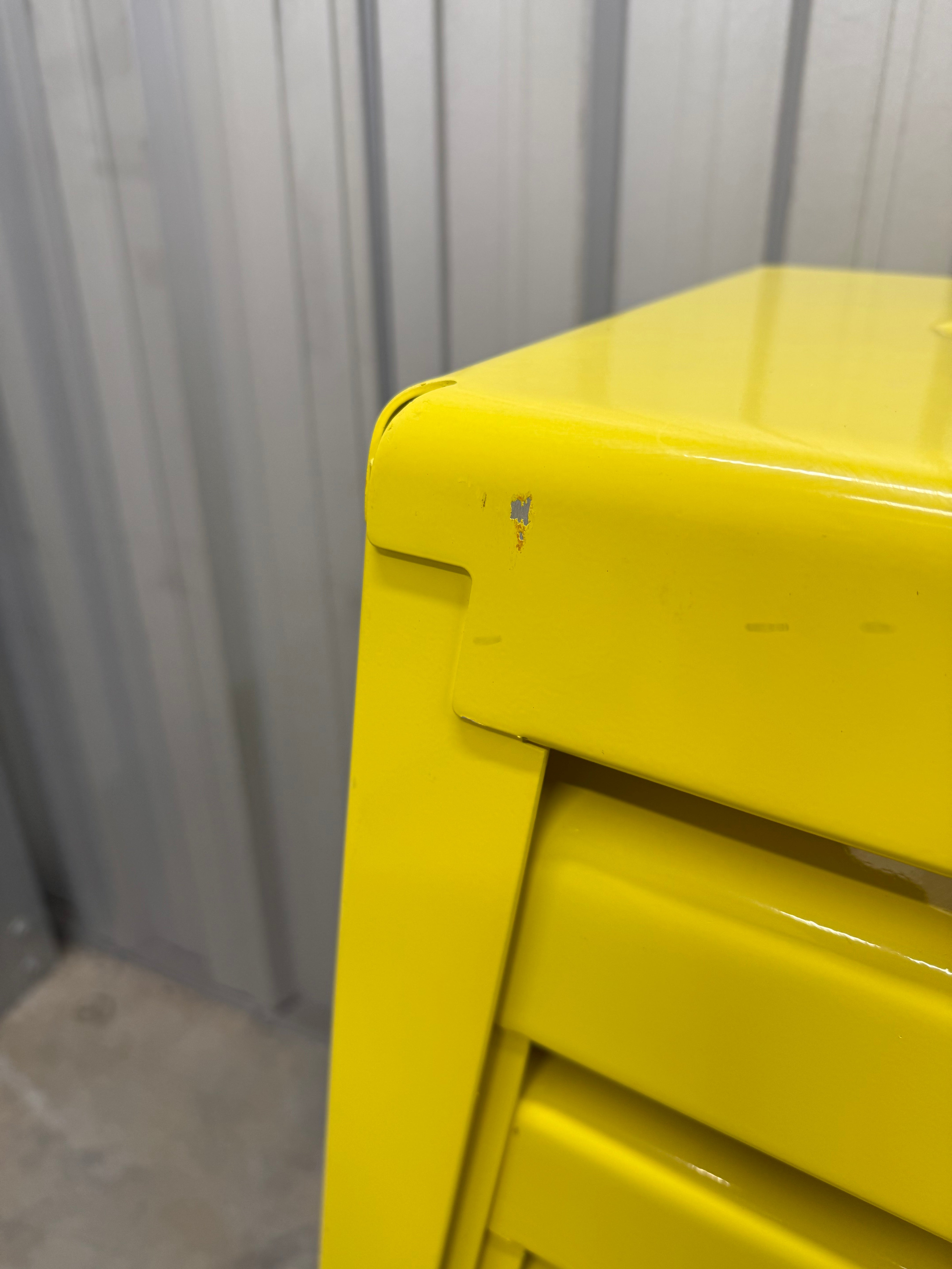 Tait Good One Barstool – Light Yellow Powder Coat Steel (Australian Made)