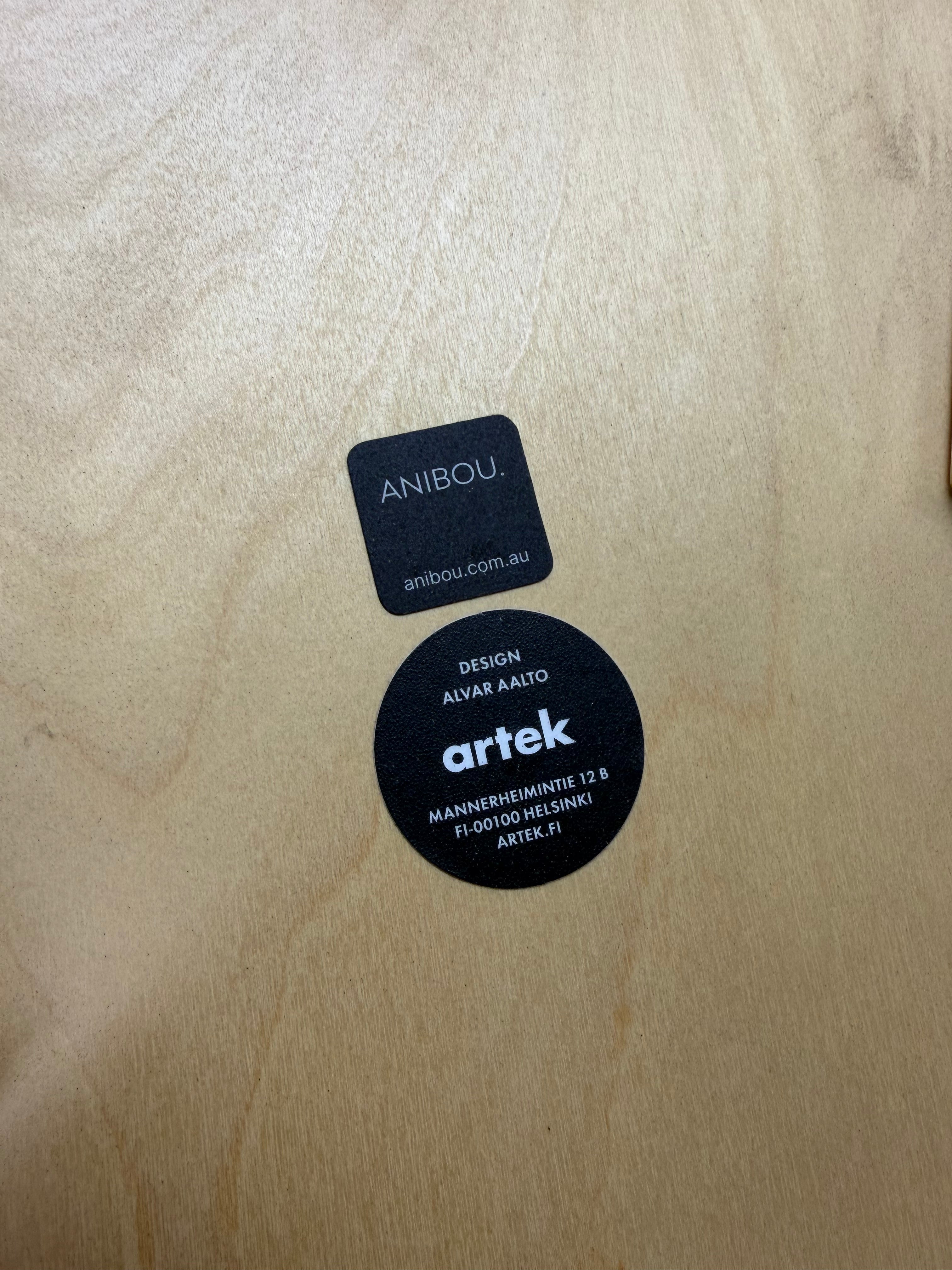 Artek Low Bar Stool K65 by Alvar Aalto – Natural Birch