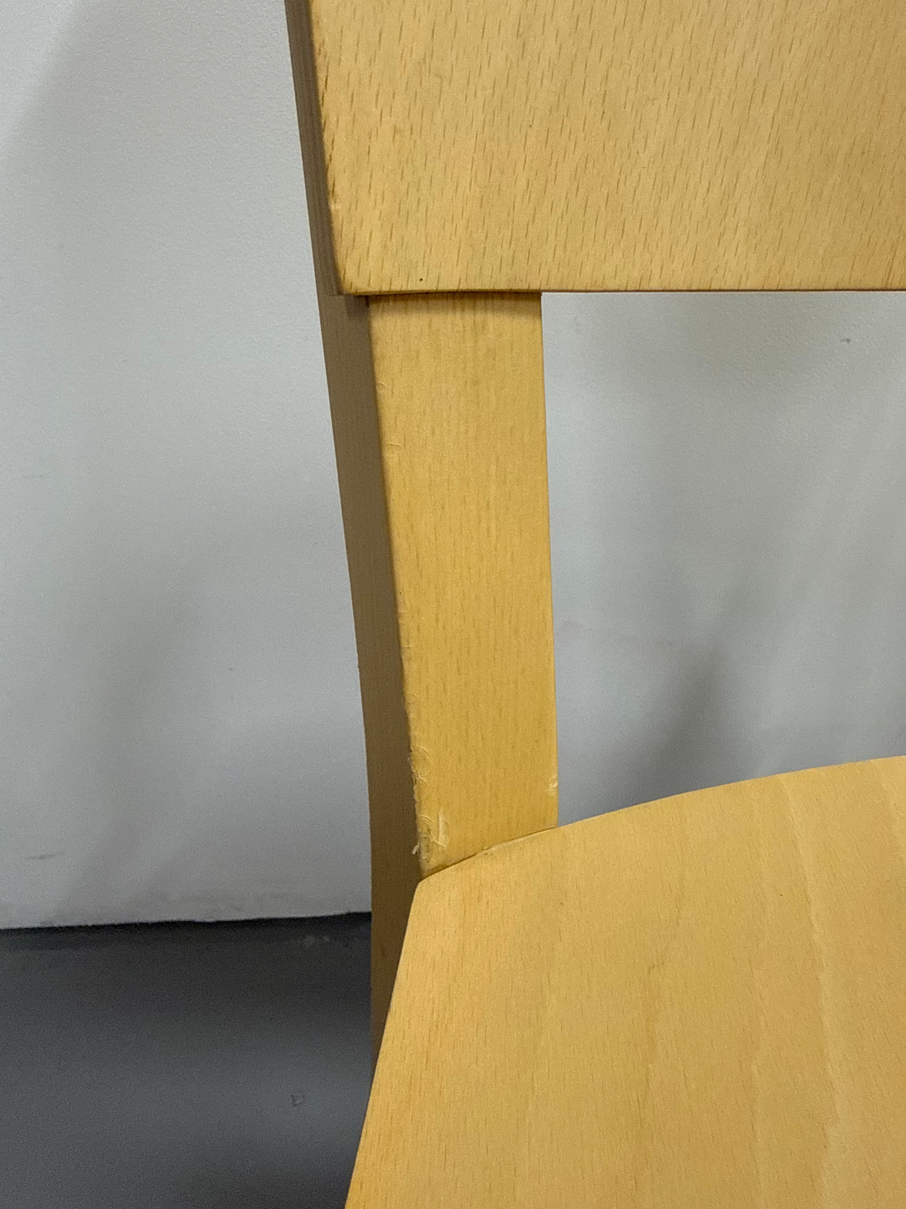 Billiani Aloe Dining Chair by Werther Toffoloni - Beechwood (Made in Italy)