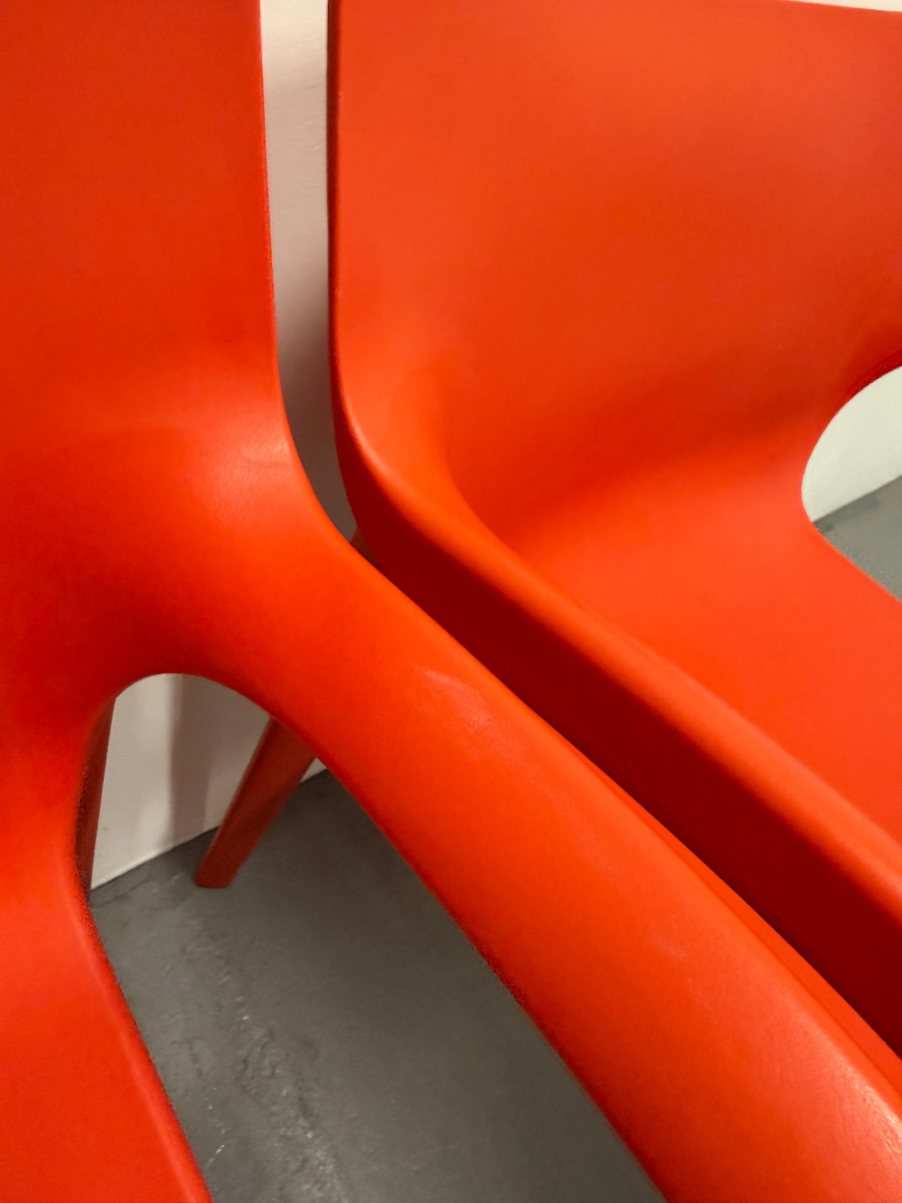 Segis Poppy Star Outdoor Chair – Red (4-Leg Base)