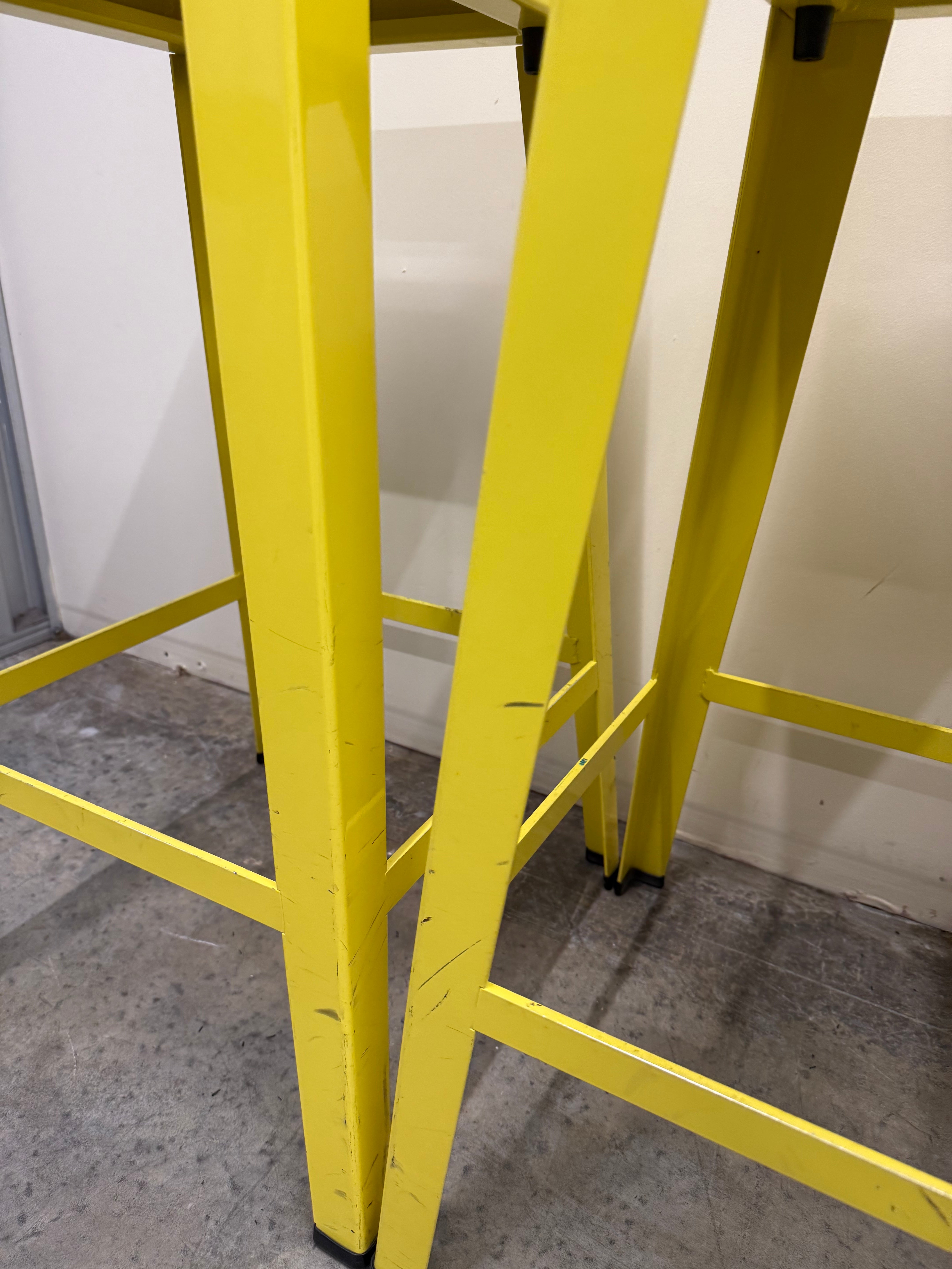 Tait Good One Barstool – Light Yellow Powder Coat Steel (Australian Made)