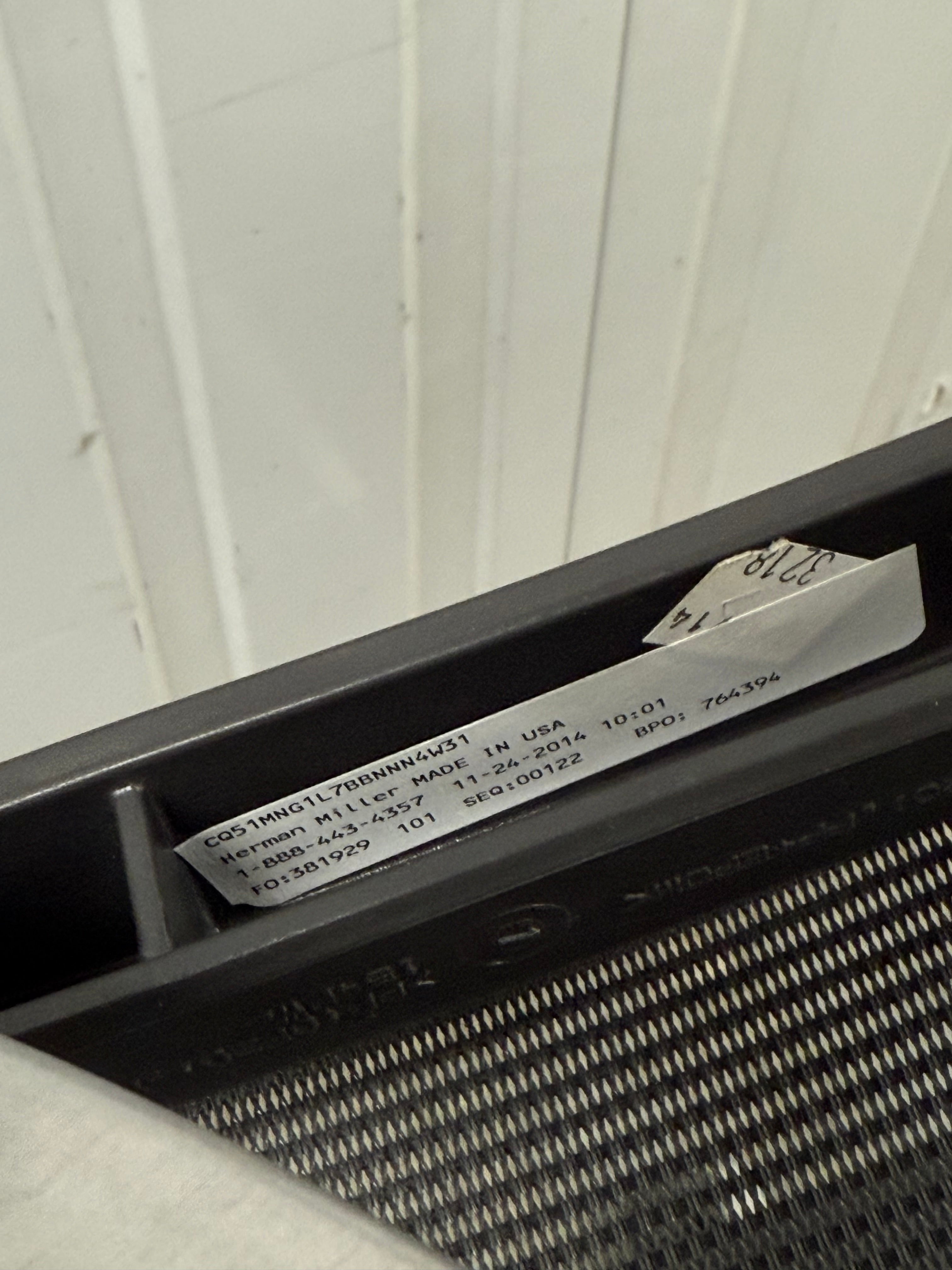 Herman Miller Setu Chair – Armless / Graphite Grey