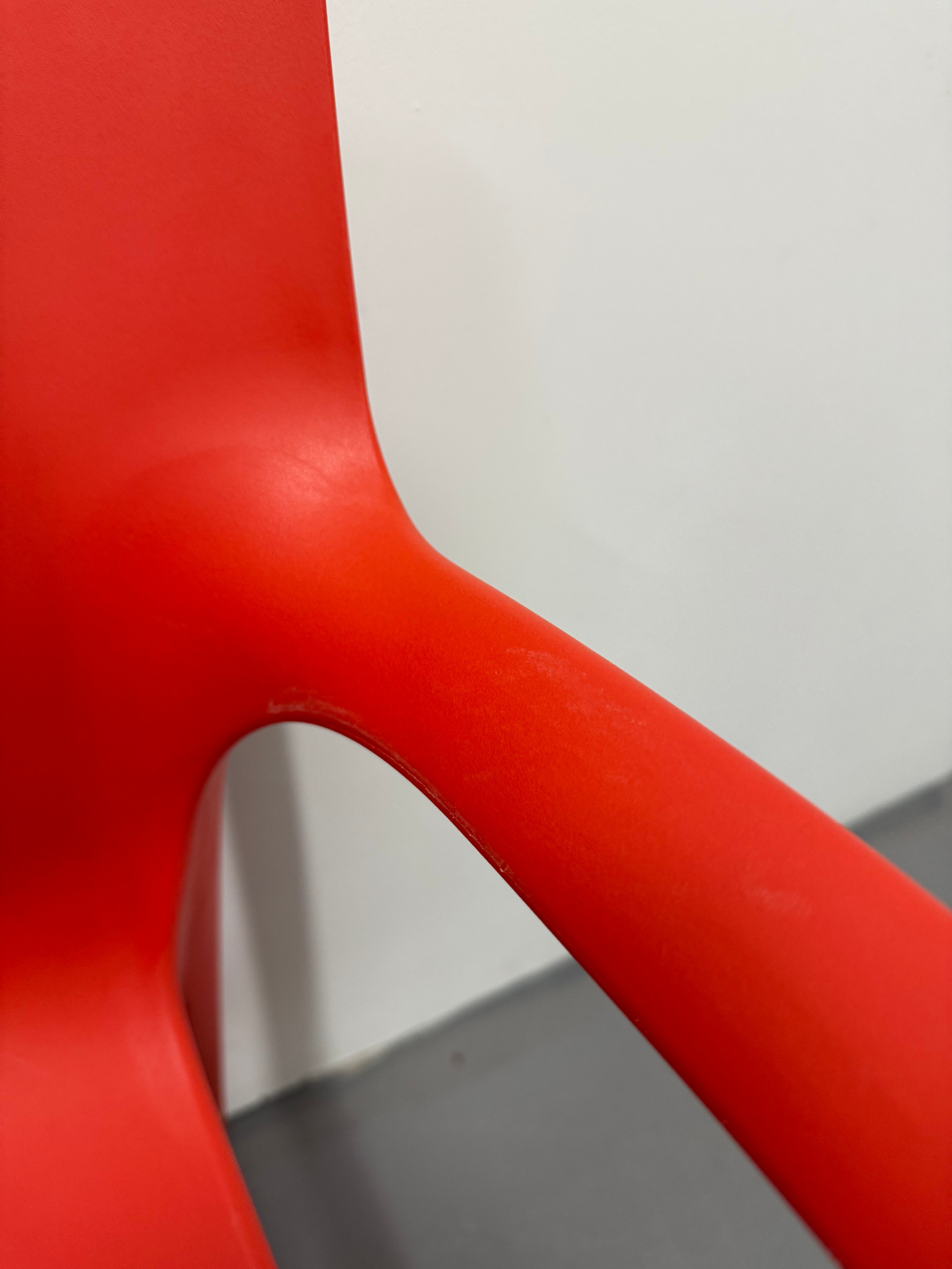 Segis Poppy Star Outdoor Chair – Red (4-Leg Base)