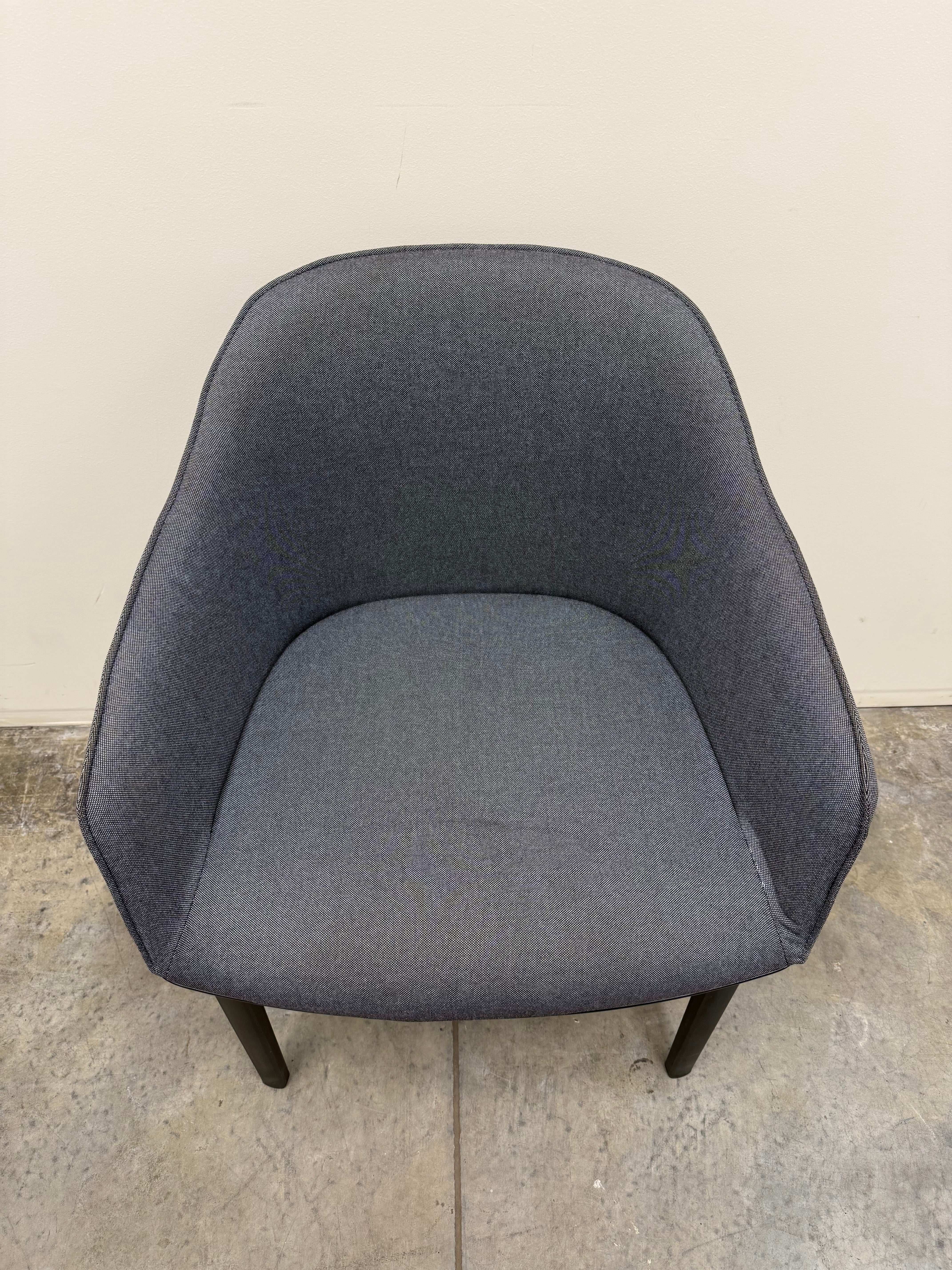 Vitra Softshell Chair – 4-Leg Base in Grey Fabric