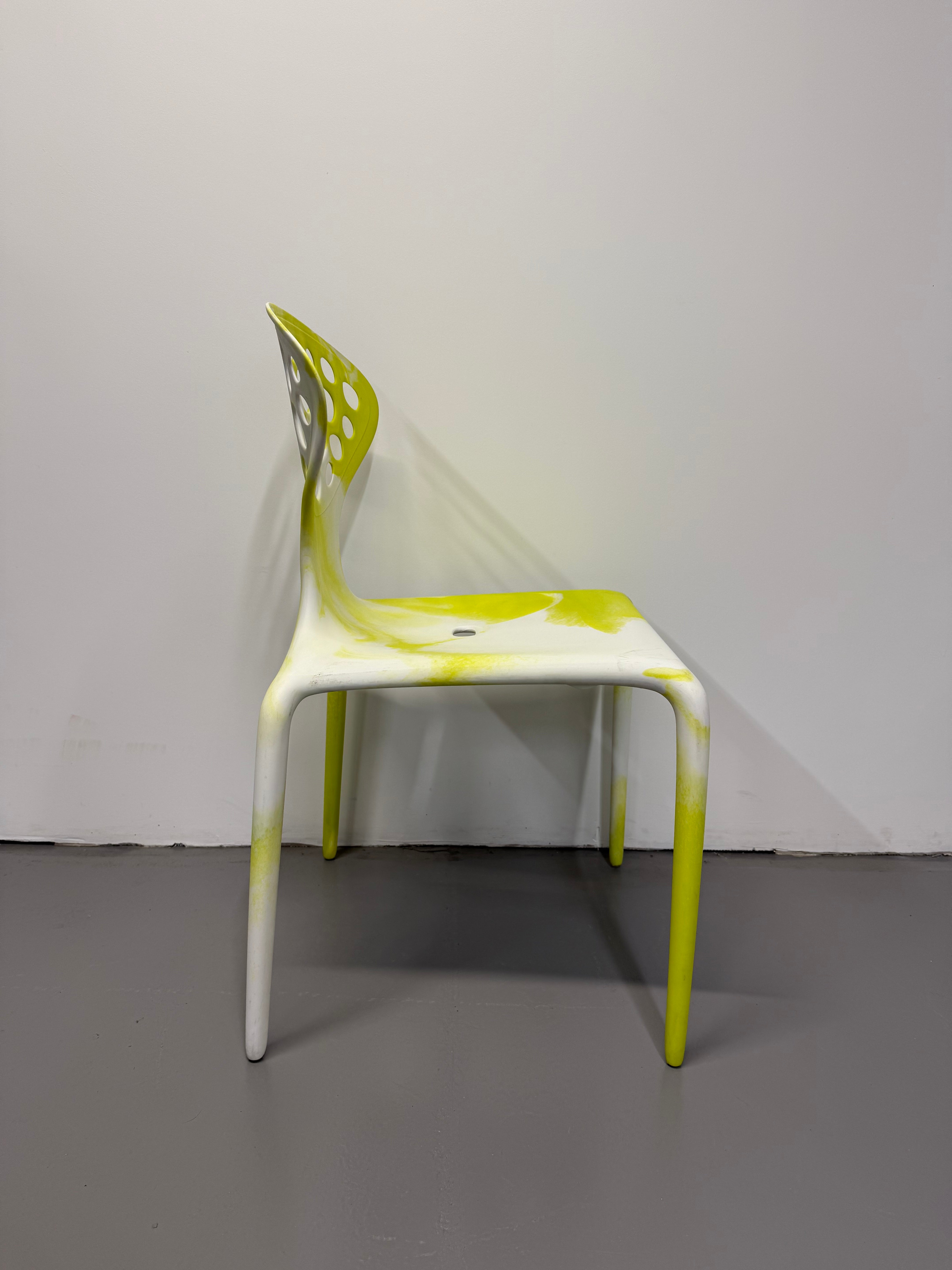 Moroso Supernatural Chair by Ross Lovegrove – Bi-Colour White/Yellow (2005)