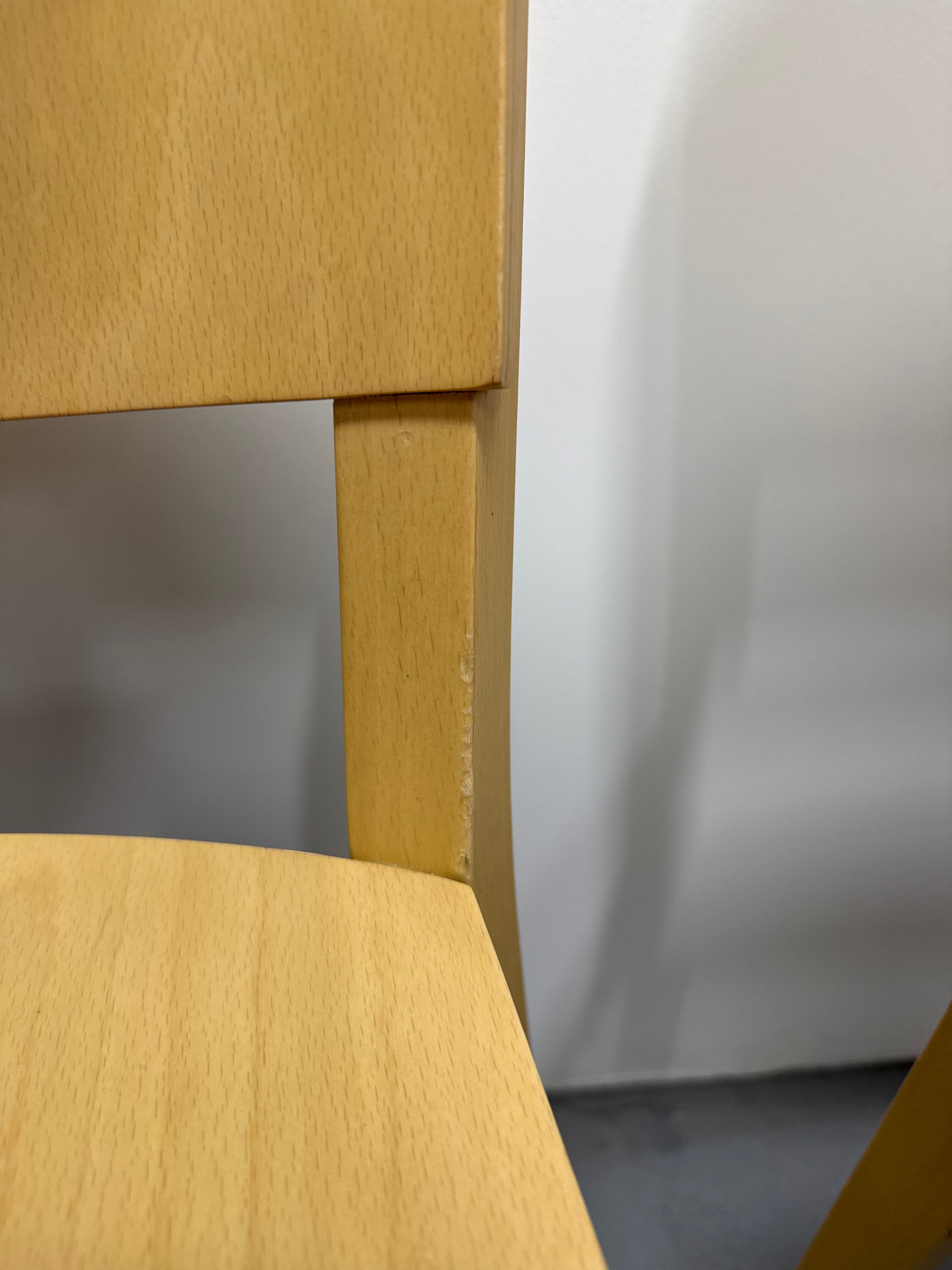 Billiani Aloe Dining Chair by Werther Toffoloni - Beechwood (Made in Italy)