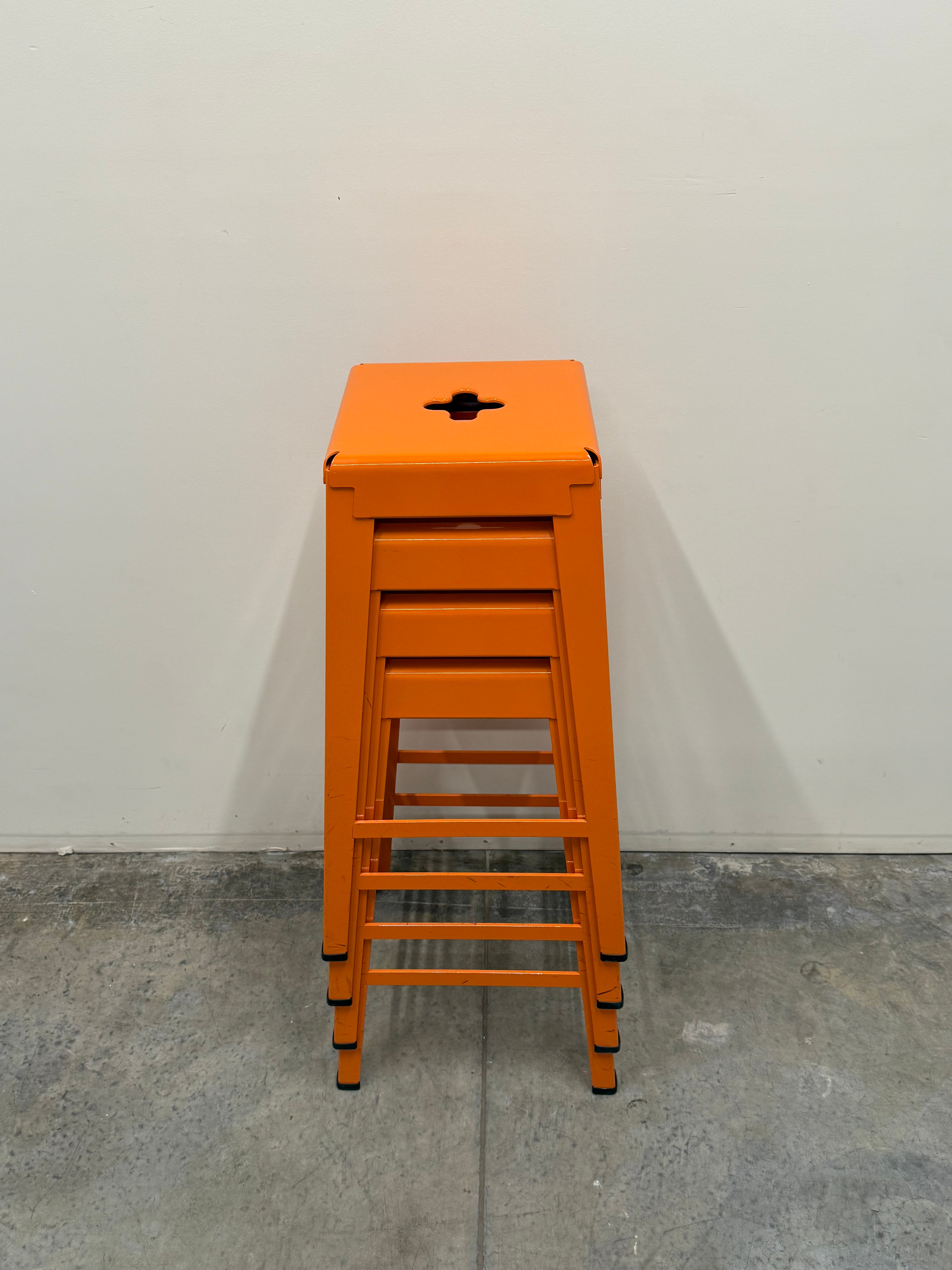 Tait Good One Barstool – Orange Powder Coat Steel (Australian Made)