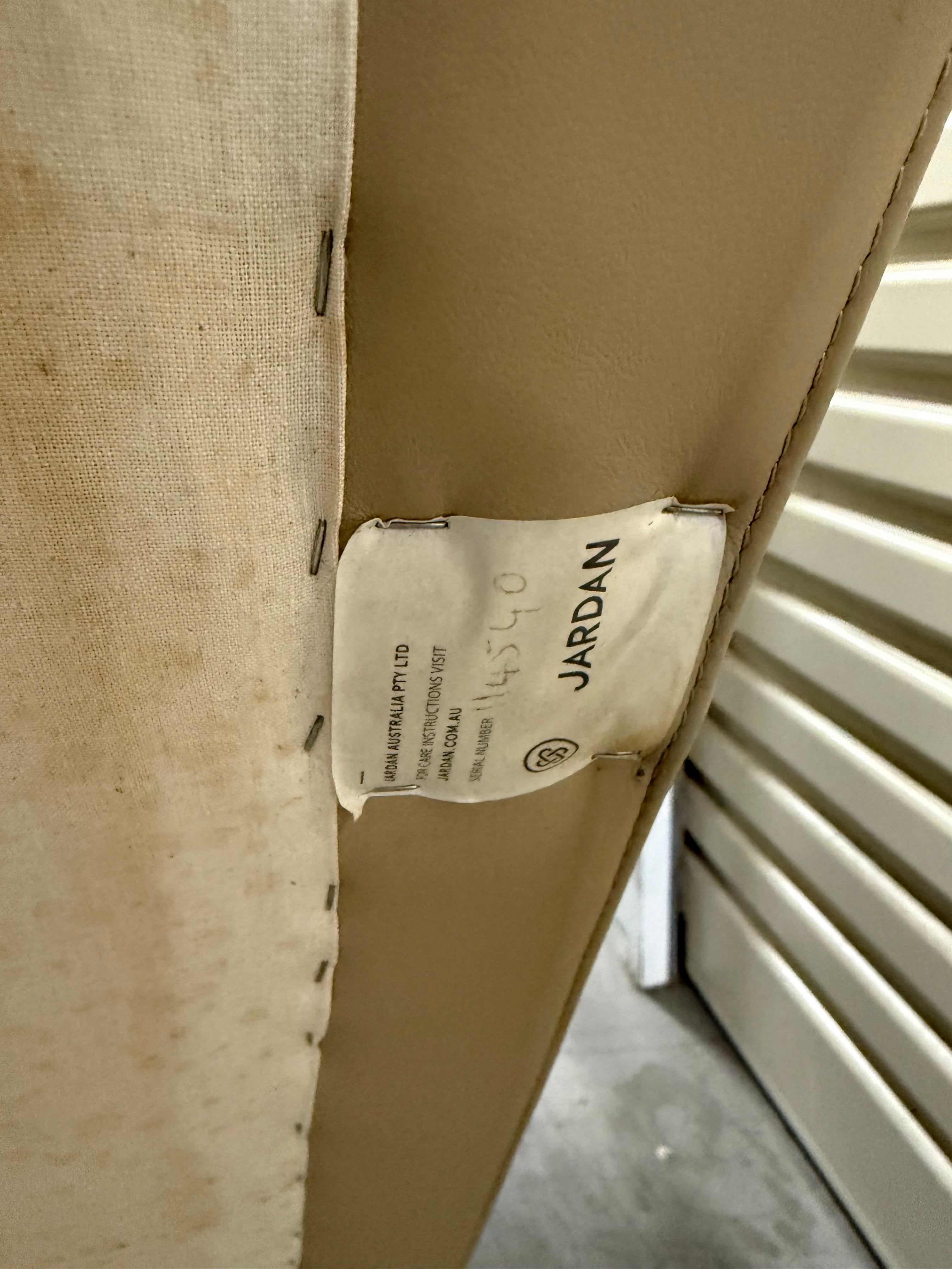 Jardan Kelly Two Seater Sofa – Beige Leather