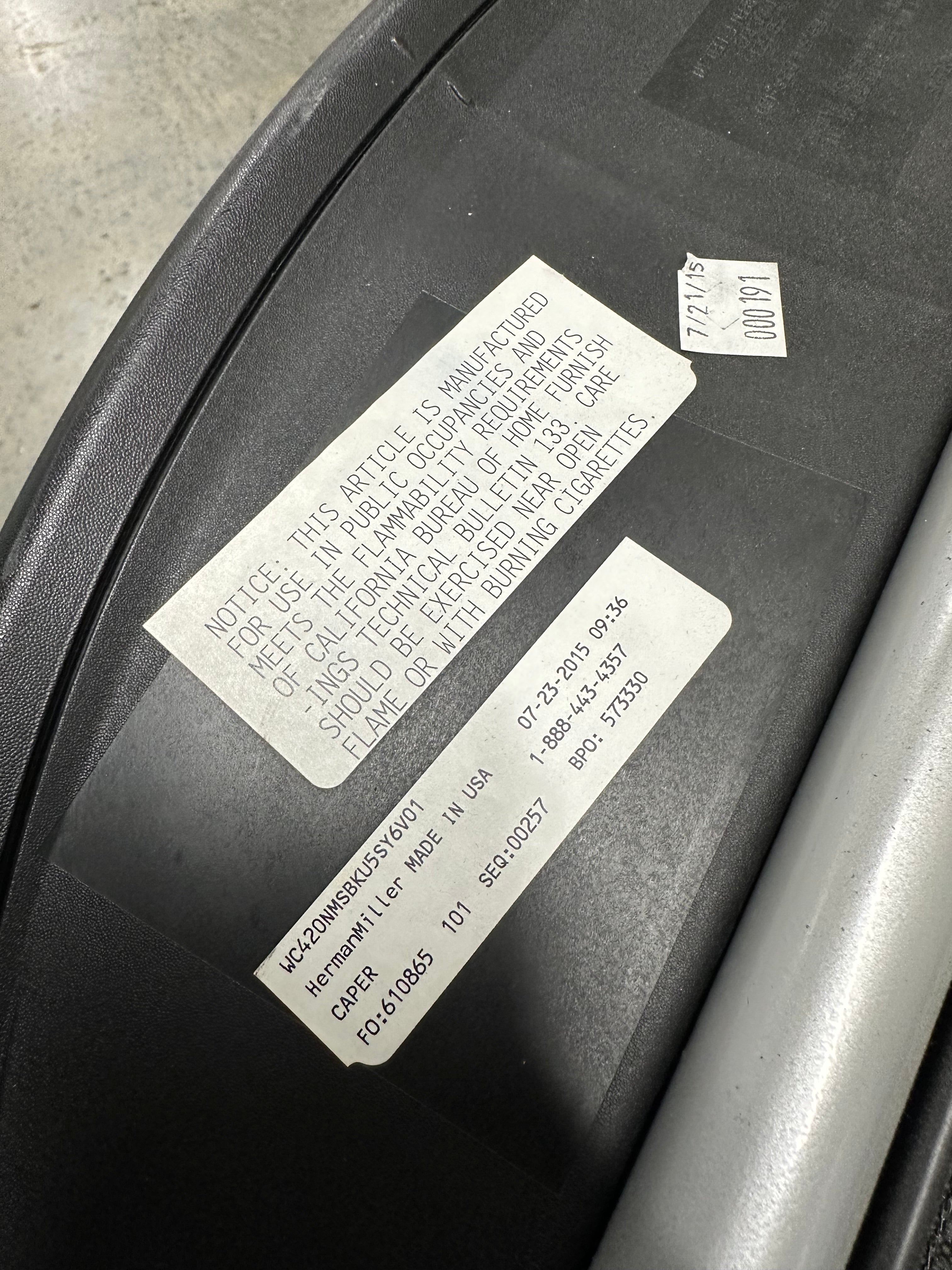 Herman Miller Caper Ergonomic Desk/Office/Meeting Chair