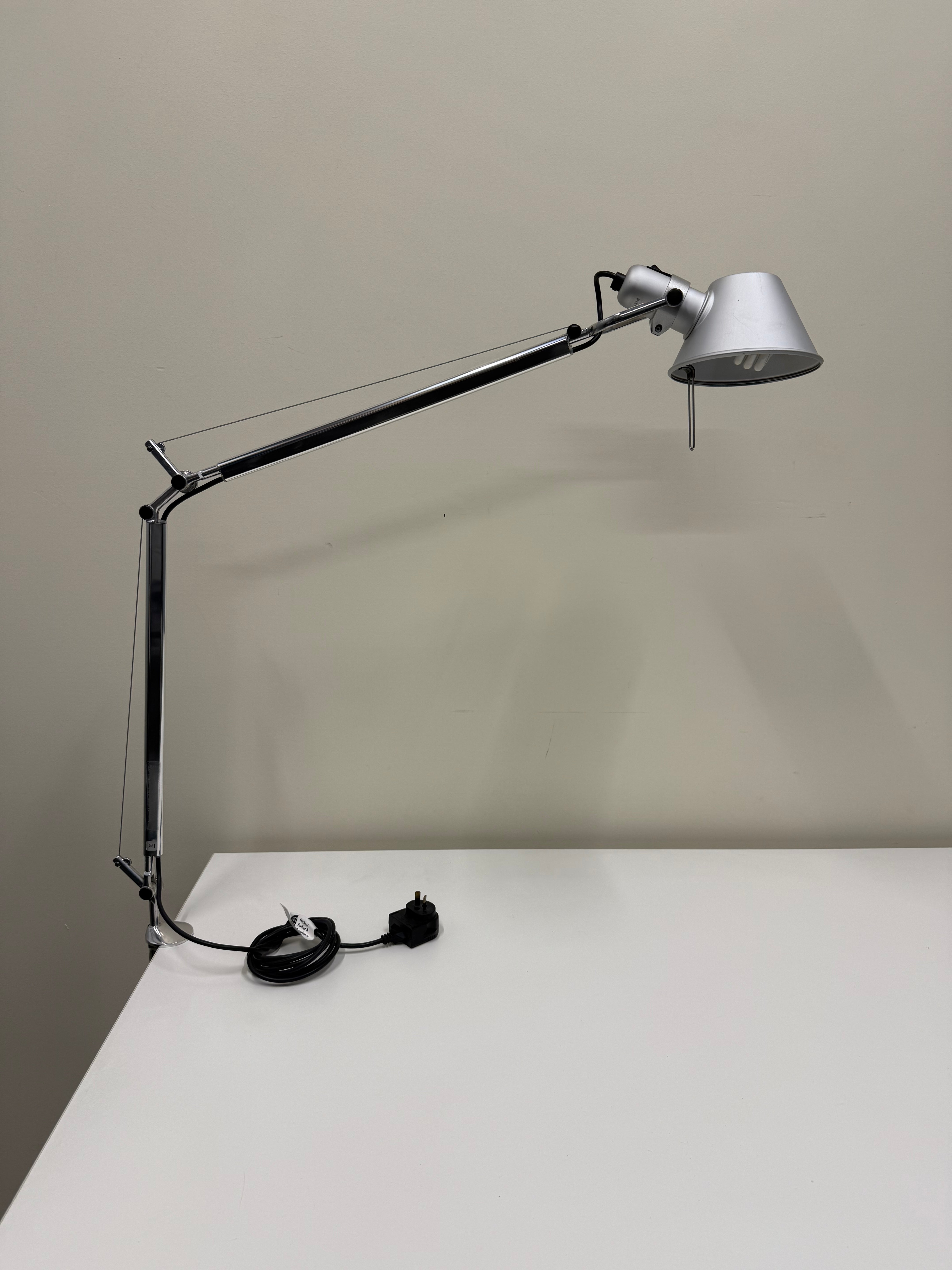 Tolomeo Desk Lamp for Artemide by De Lucchi and Fassina  – Desk Clamp Version