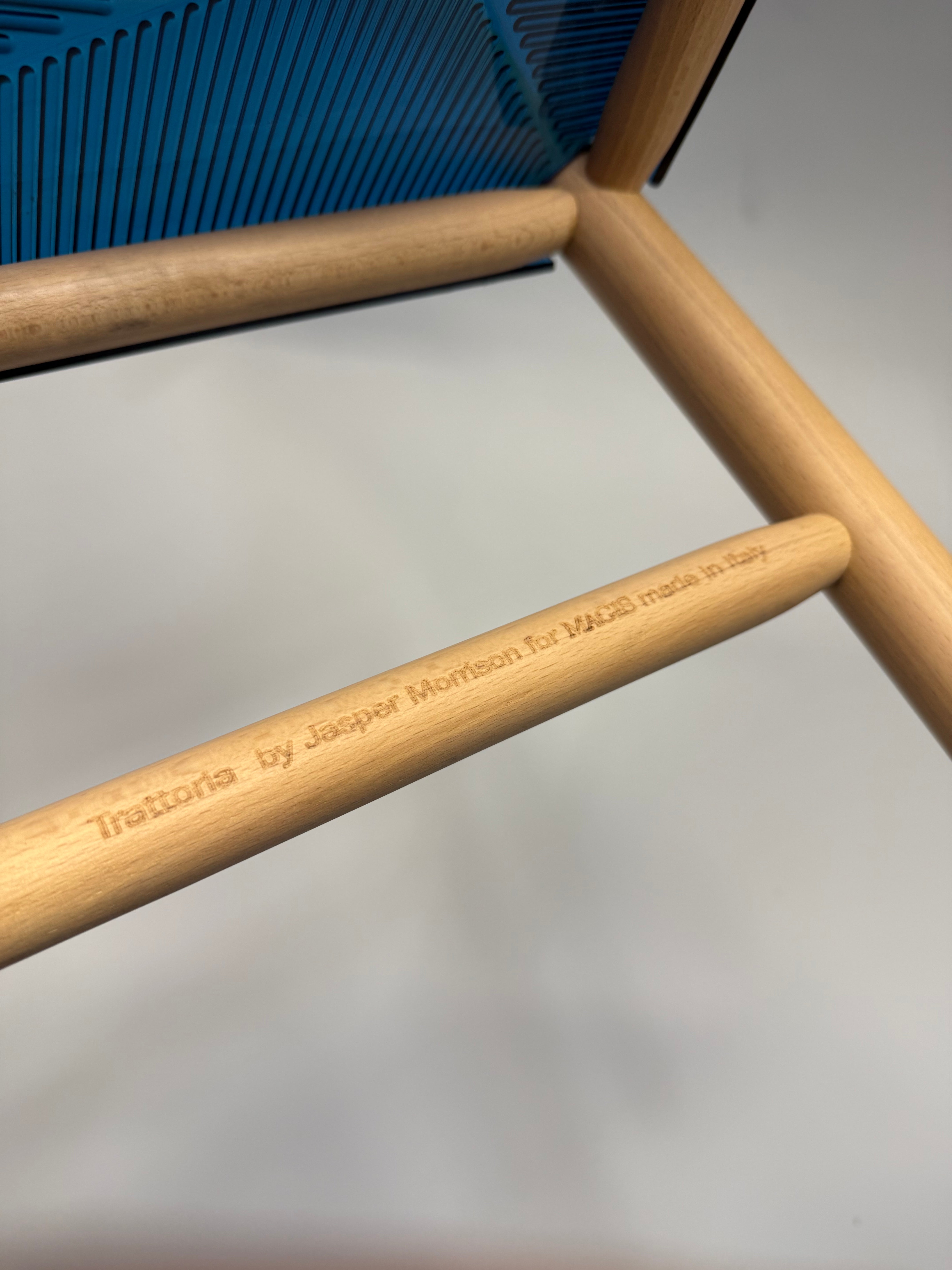 RARE Jasper Morrison ‘Trattoria’ Chairs for Magis – Sky Blue (6x Available)