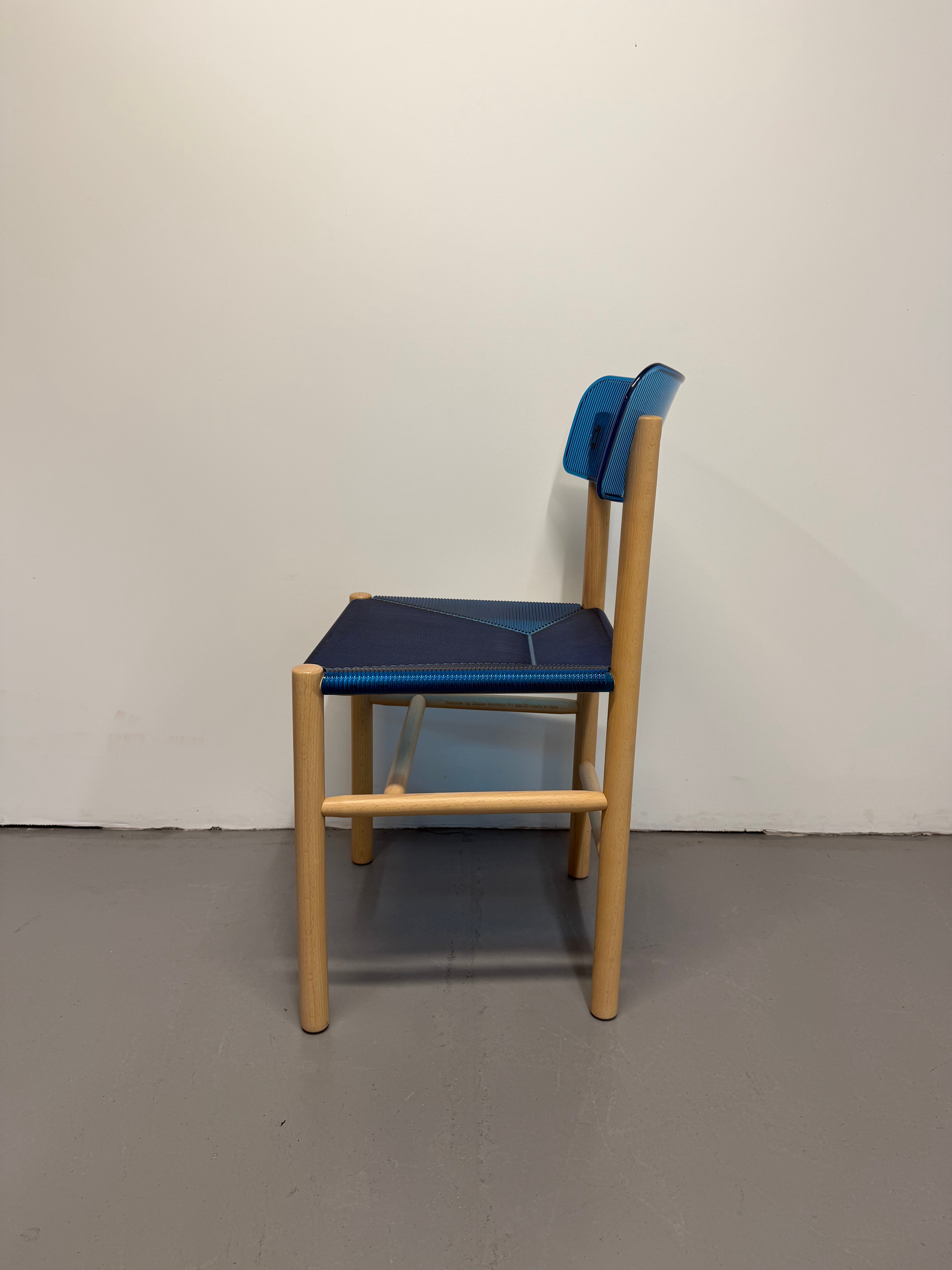 RARE Jasper Morrison ‘Trattoria’ Chairs for Magis – Sky Blue (6x Available)