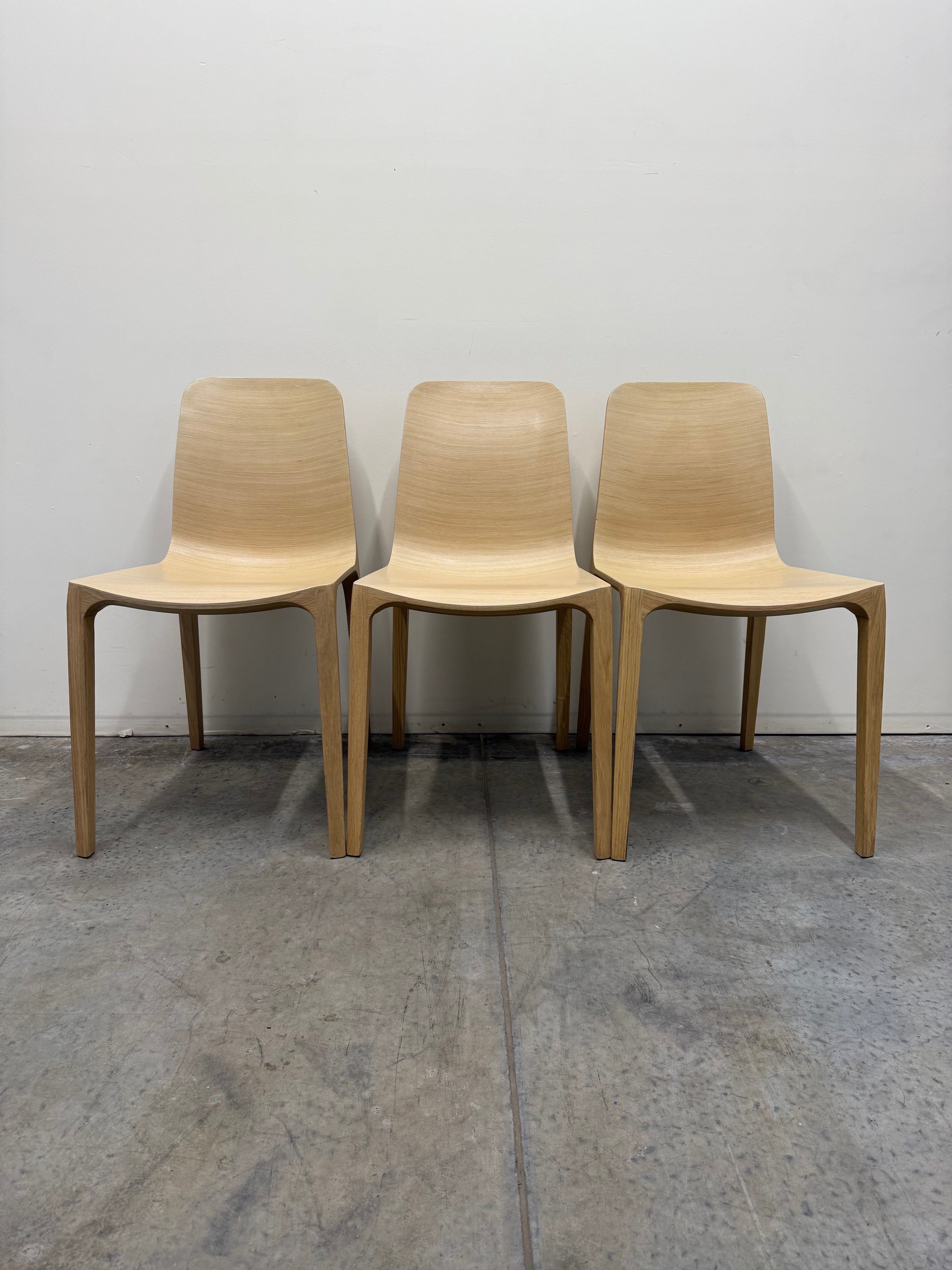 Pedrali Frida 752 Wooden Chair - Bleached Oak