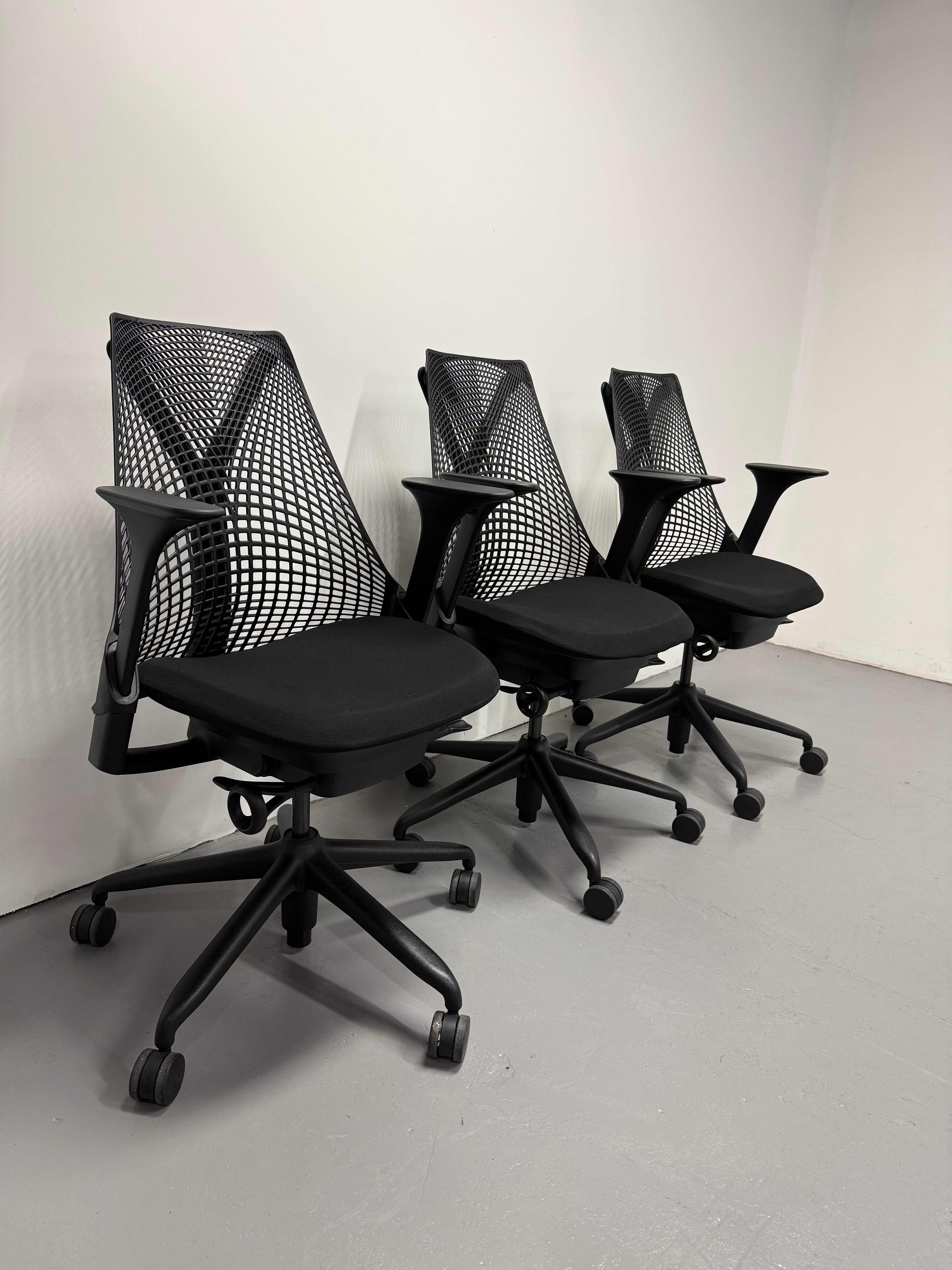Herman Miller Sayl Task Chair - Black with Armrests