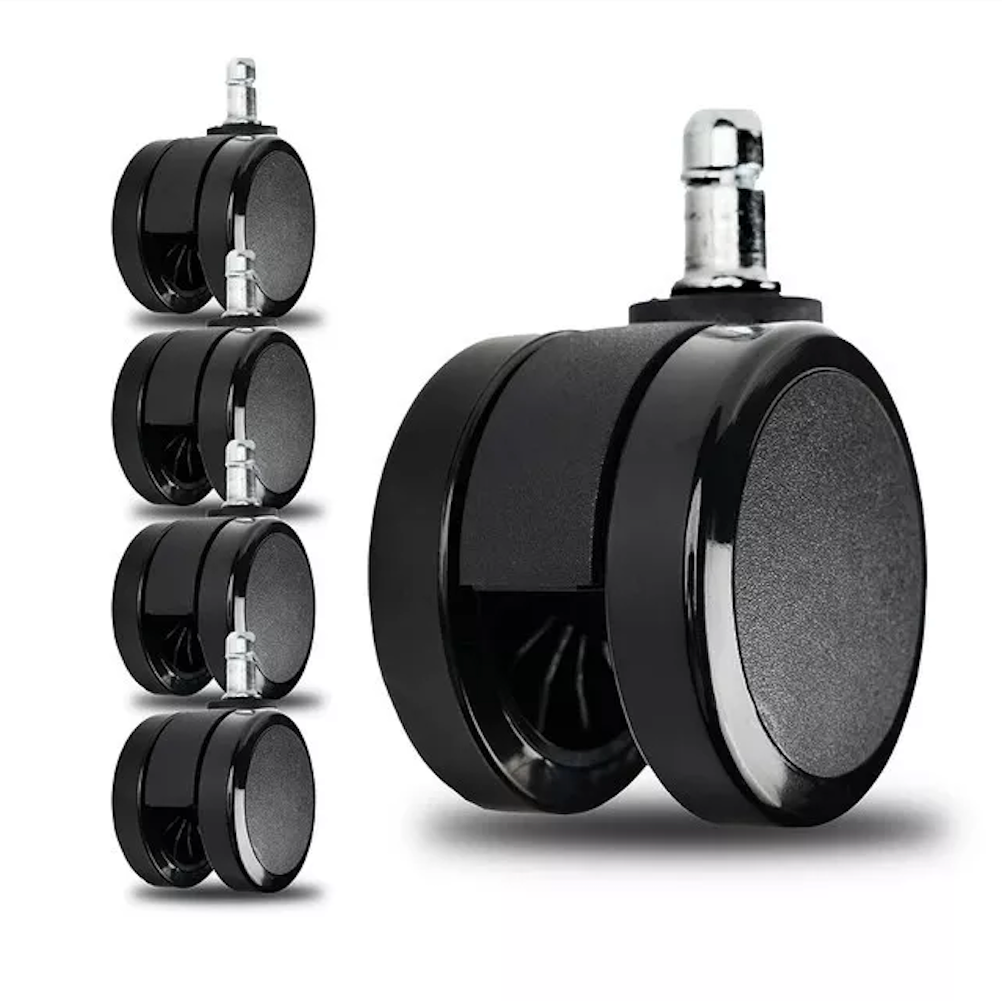 Soft Caster Wheels for Herman Miller Aeron, Sayl, Embody – Set of