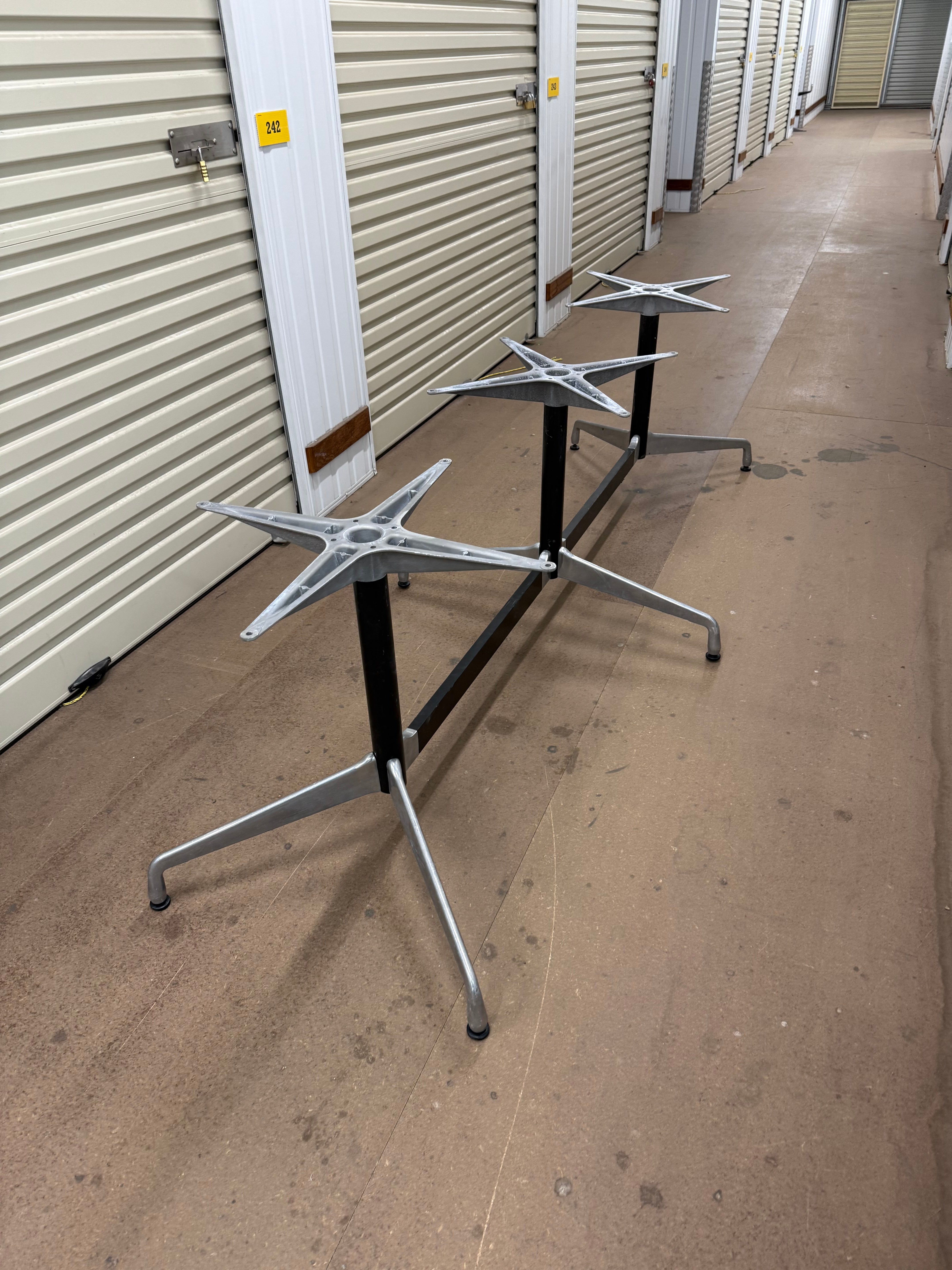 Original Herman Miller Eames 3-Segment Table Base / Meeting Table