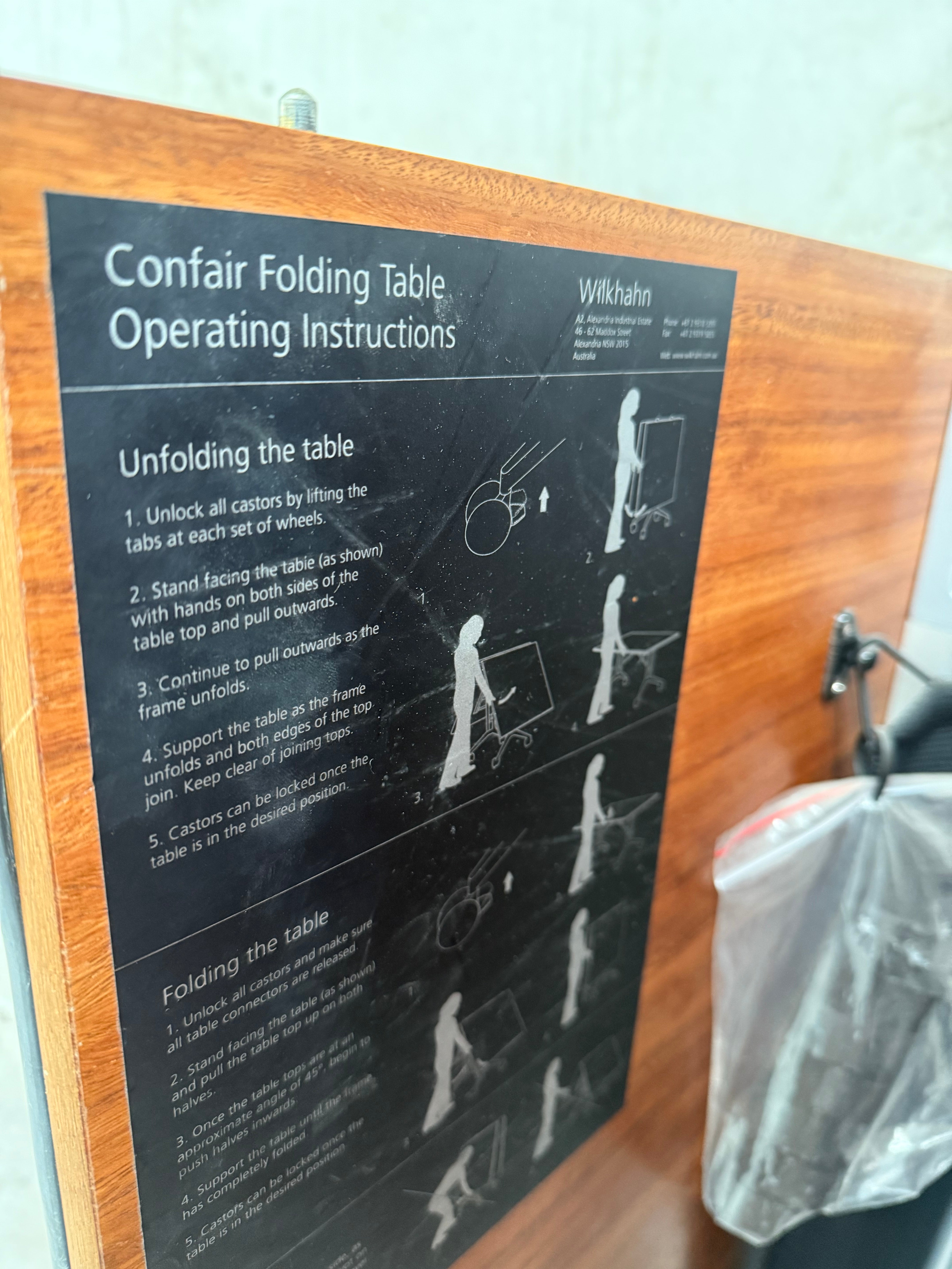 Wilkhahn Confair Conference / Meeting Table – Brown (2400 × 1200)