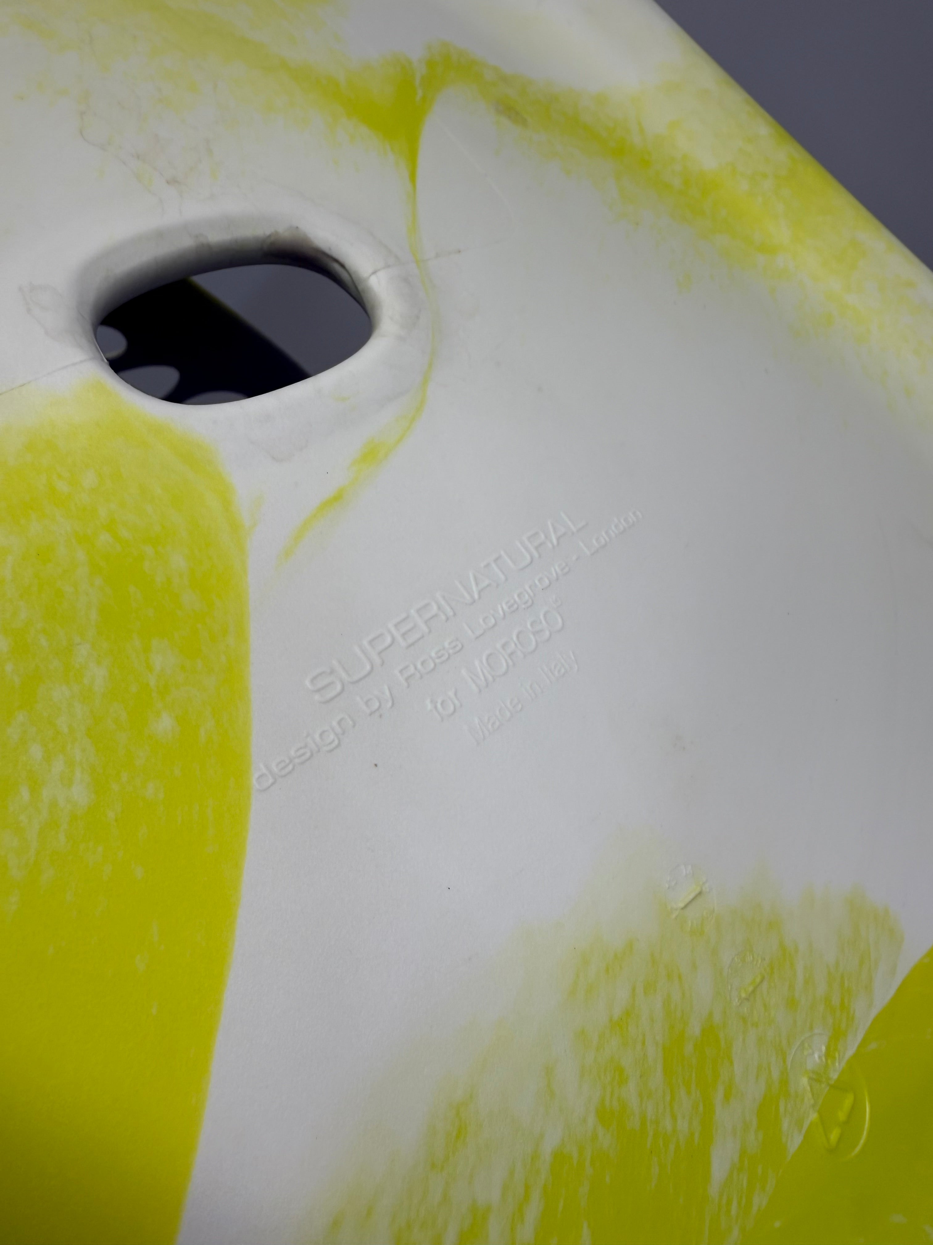 Moroso Supernatural Chair by Ross Lovegrove – Bi-Colour White/Yellow (2005)
