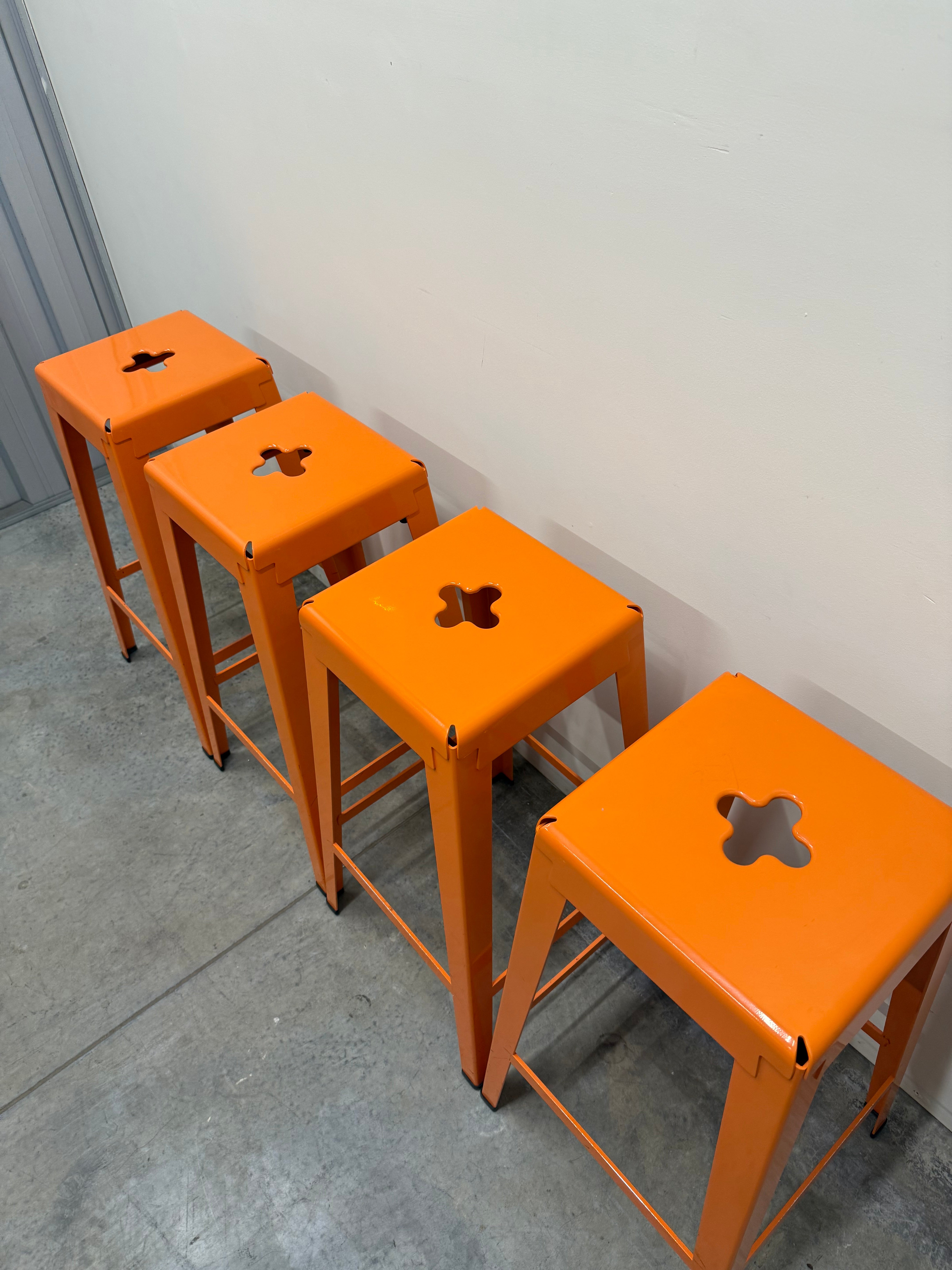 Tait Good One Barstool – Orange Powder Coat Steel (Australian Made)