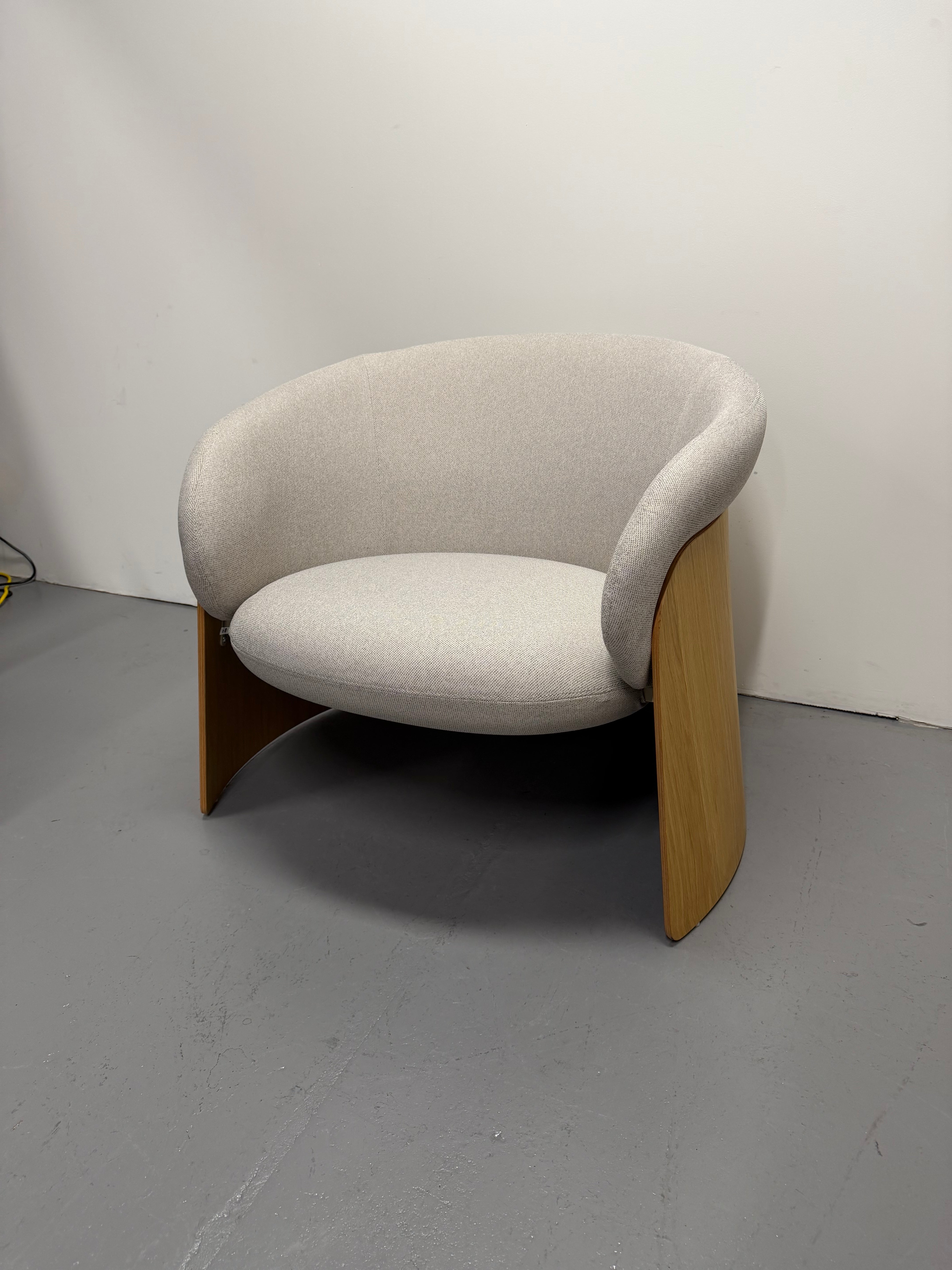 Ondarreta Ginger Wood Armchair Designed in Spain | Ex-Showroom