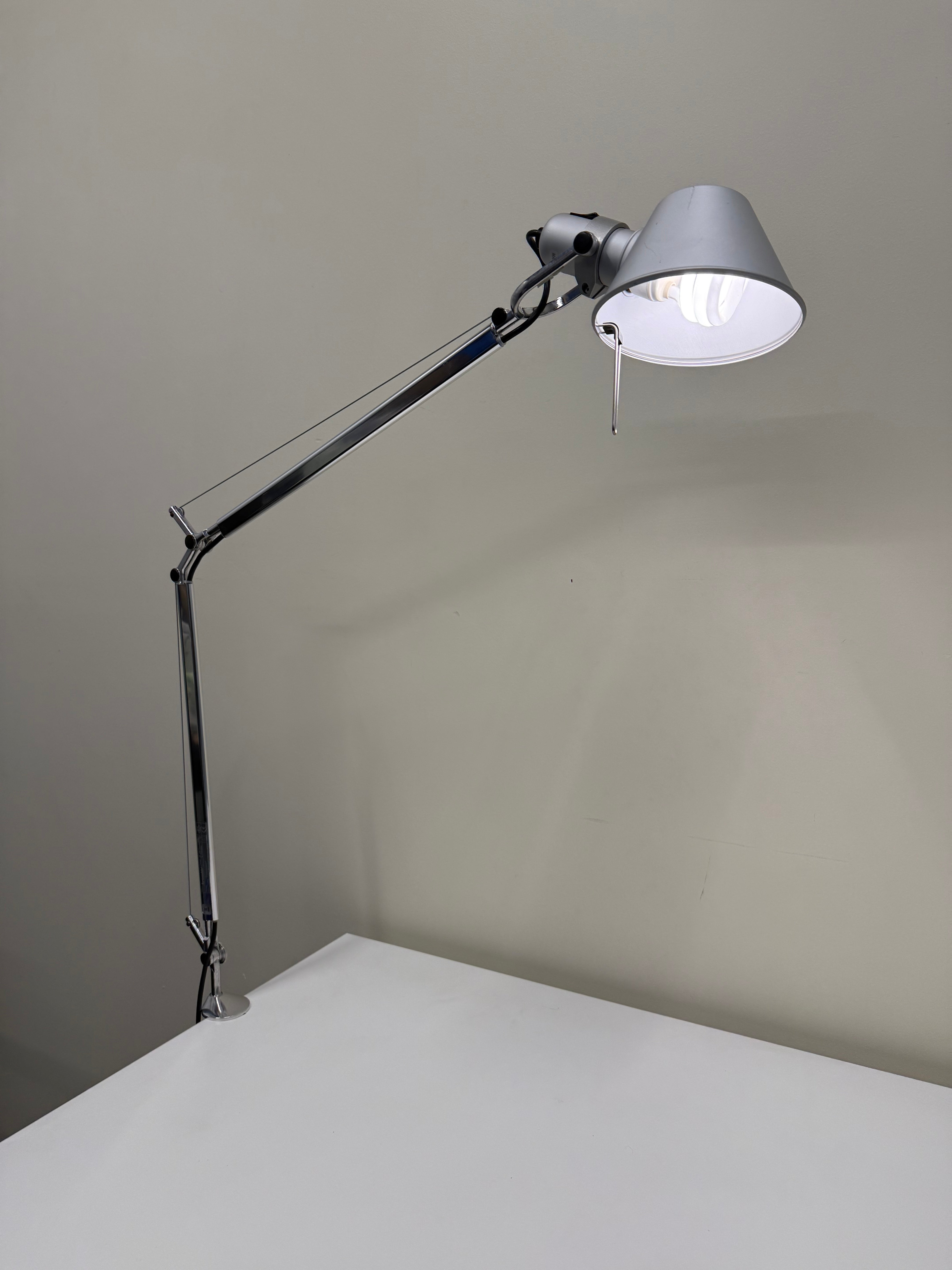 Tolomeo Desk Lamp for Artemide by De Lucchi and Fassina  – Desk Clamp Version
