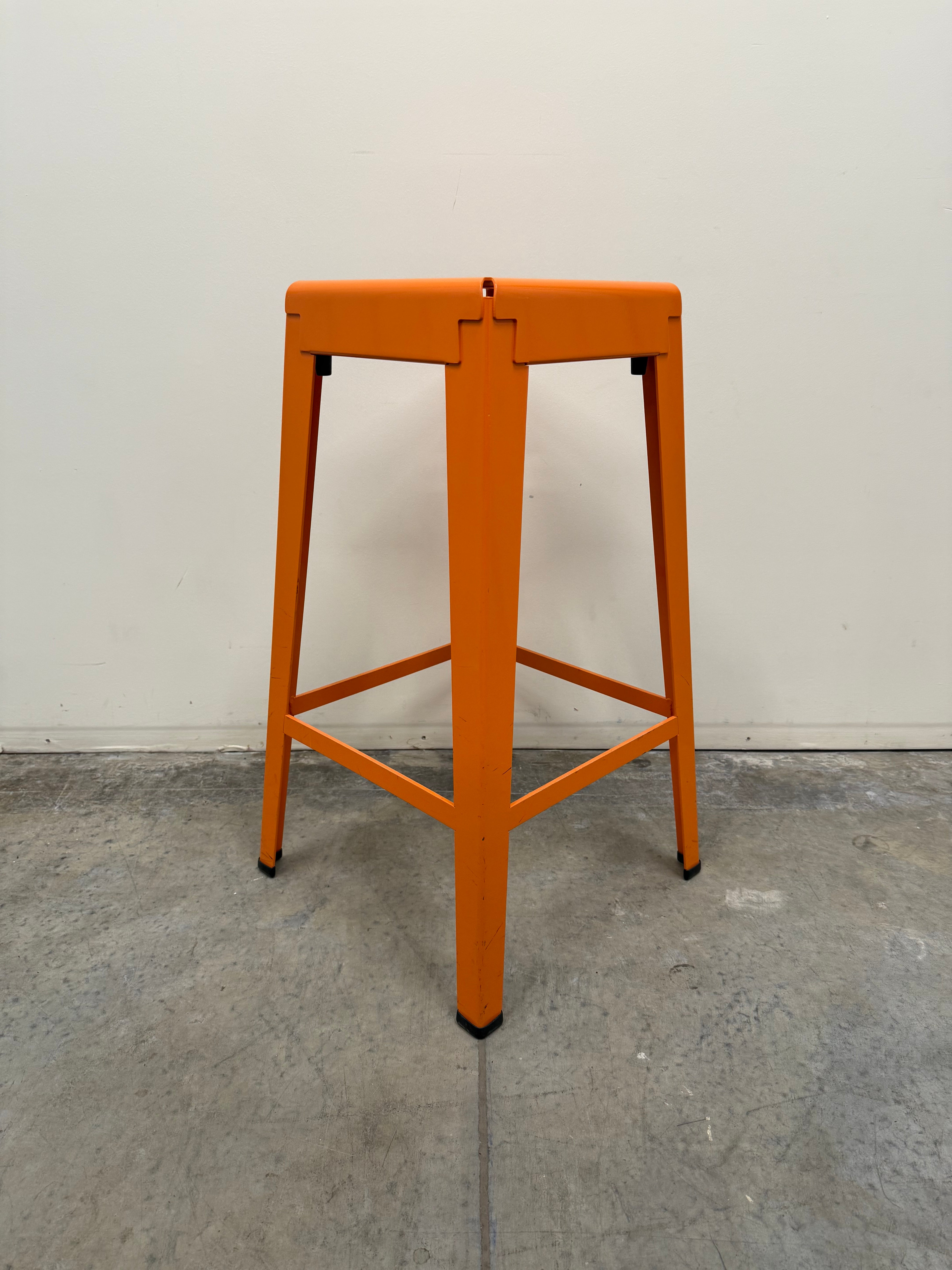 Tait Good One Barstool – Orange Powder Coat Steel (Australian Made)