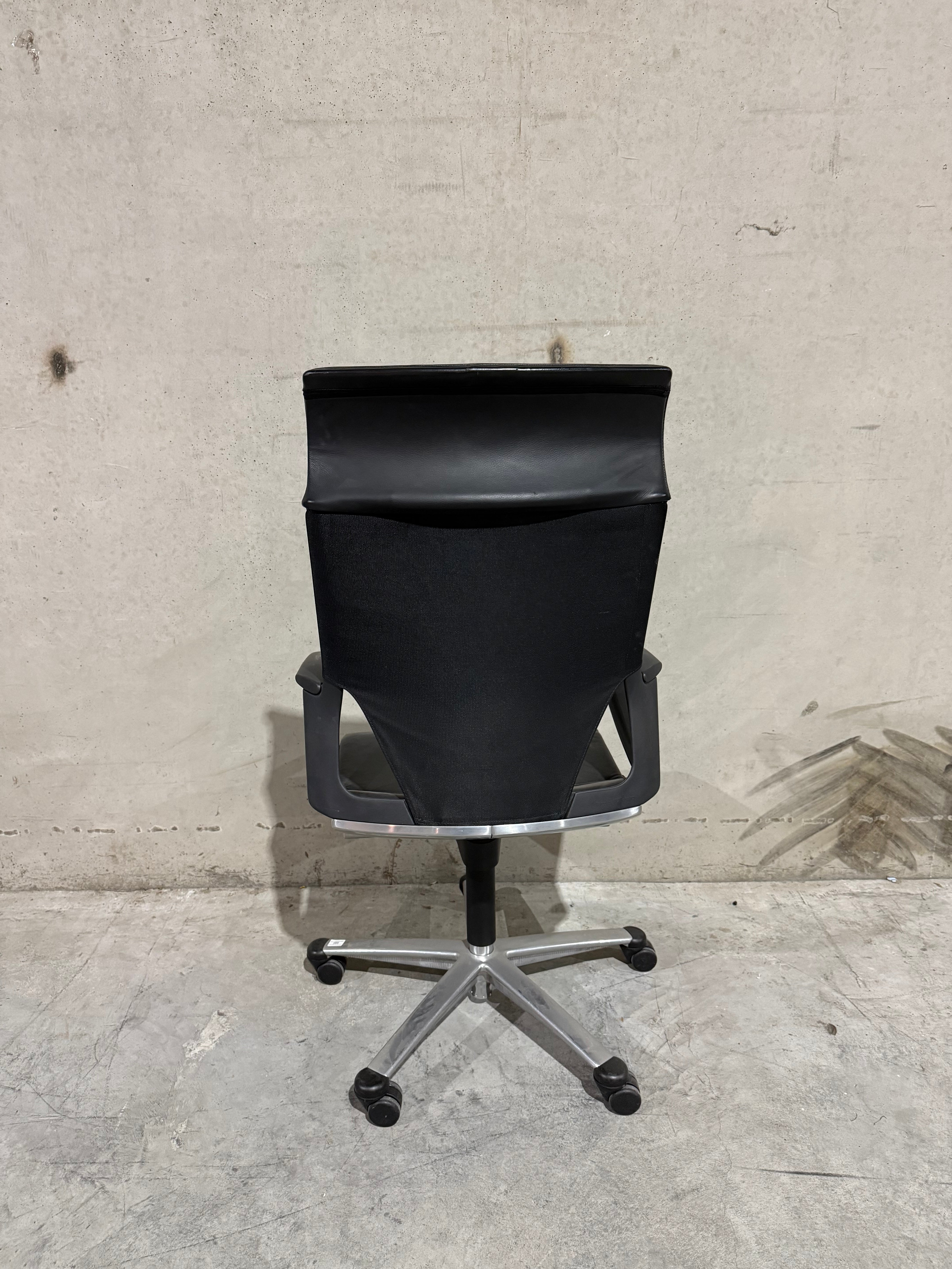 Wilkhahn Modus Executive Chair High Back - Black Leather