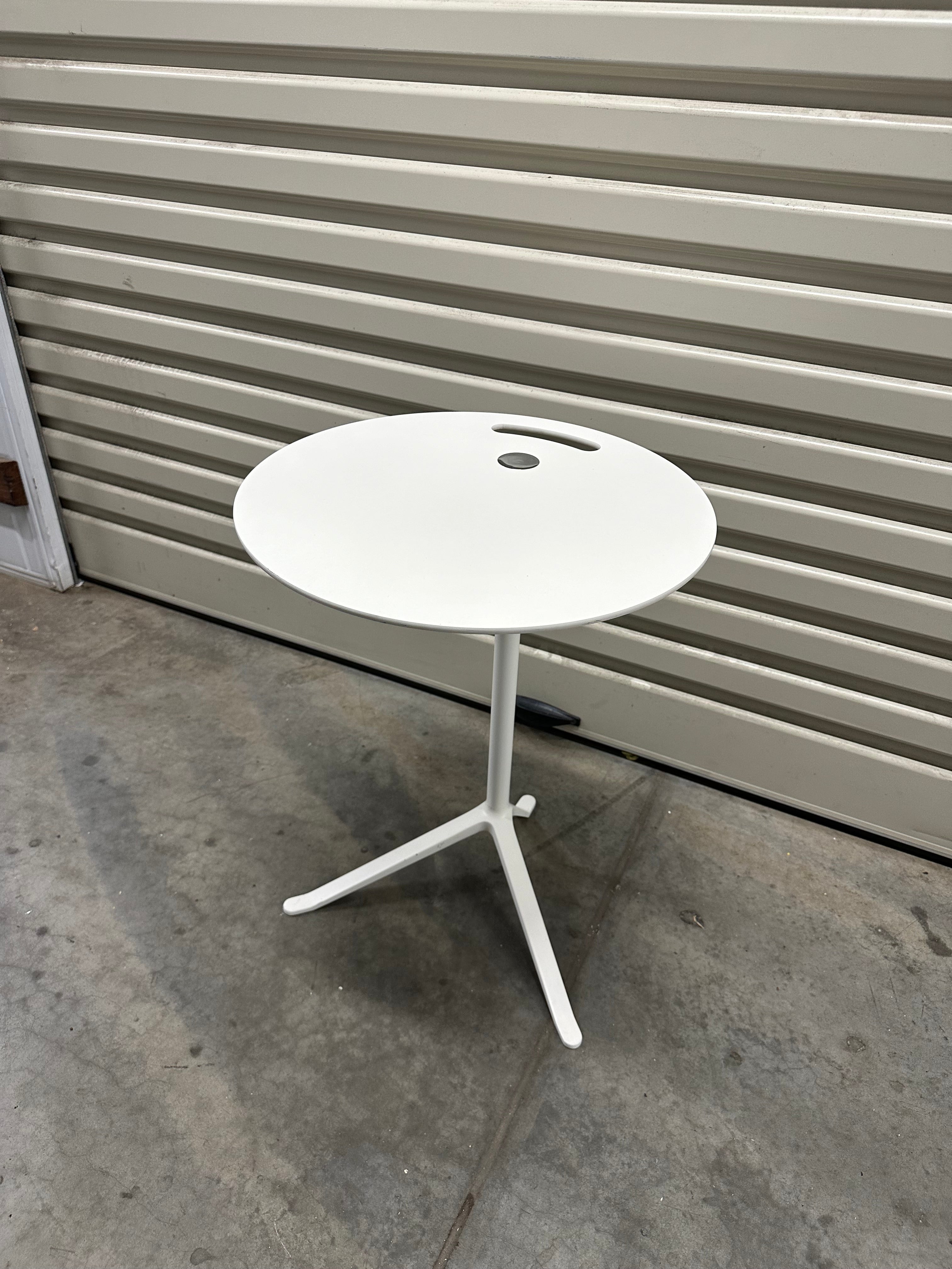 Fritz Hansen Little Friend Side Table – Fixed Height, White Melamine Top