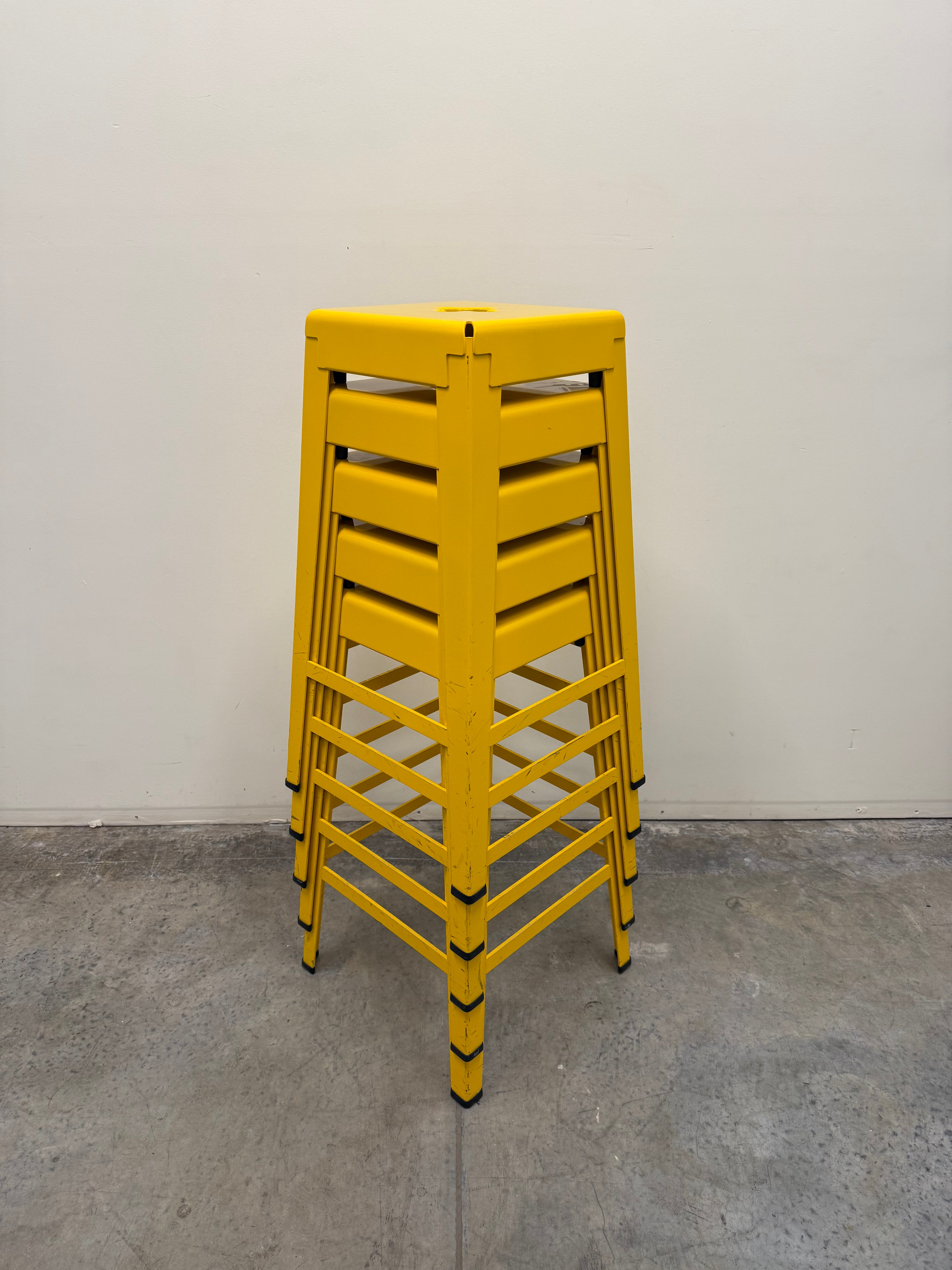 Tait Good One Barstool – Yellow Powder Coat Steel (Australian Made)