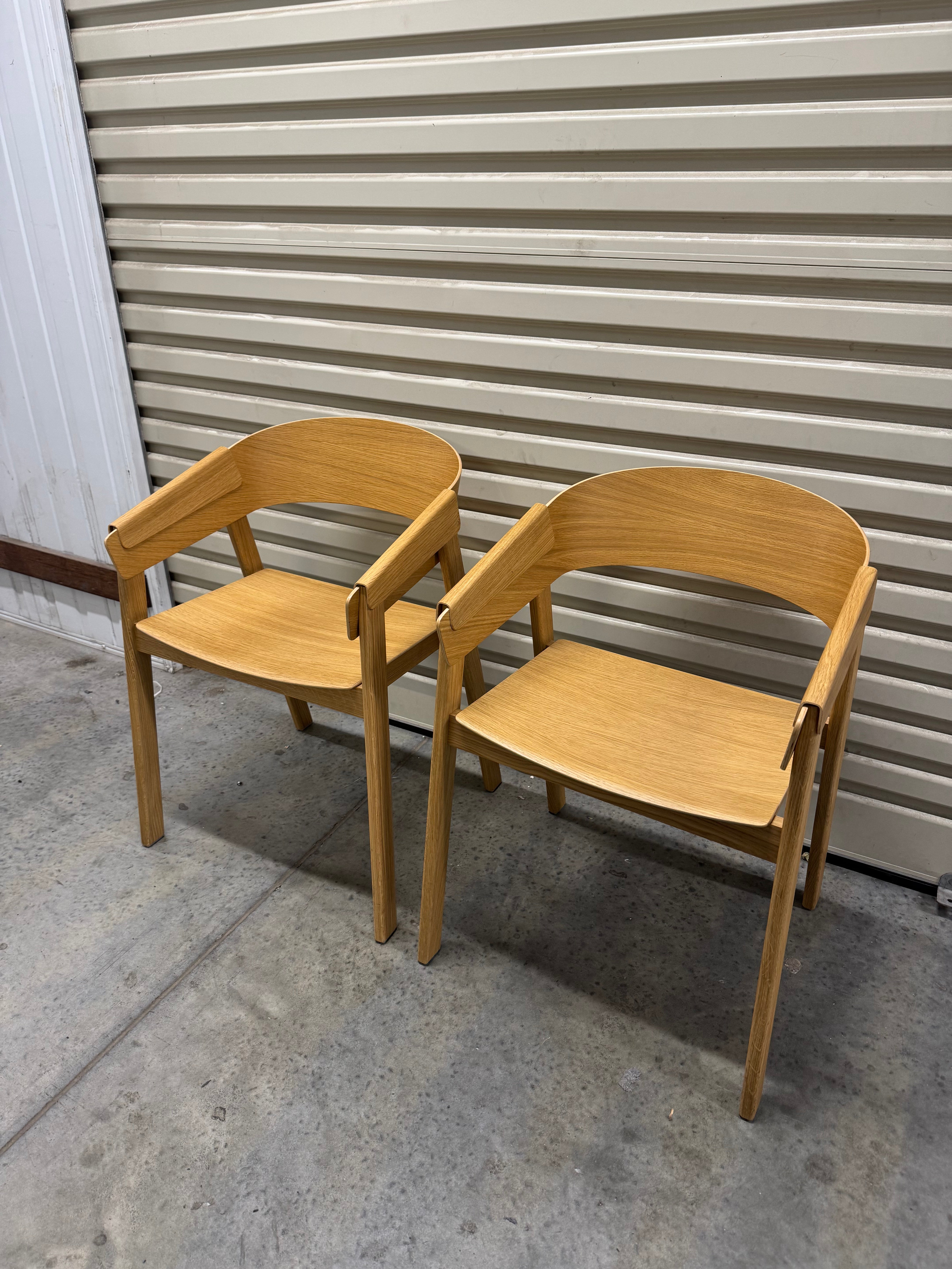 Muuto Cover Armchair Chair – Scandinavian Elegance and Comfort (Set of 2)