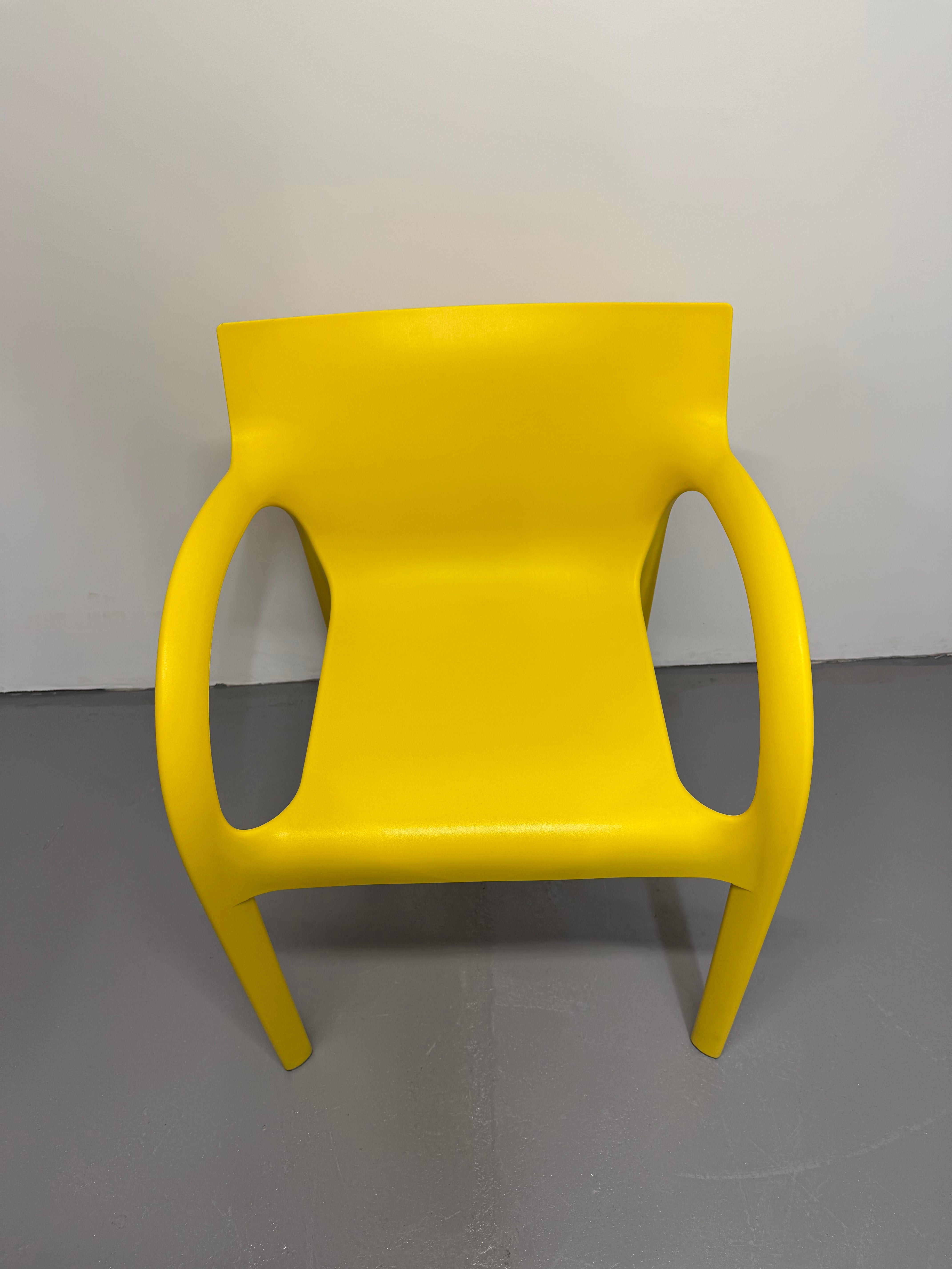 Segis Poppy Star Outdoor Chair – Yellow (4-Leg Base)