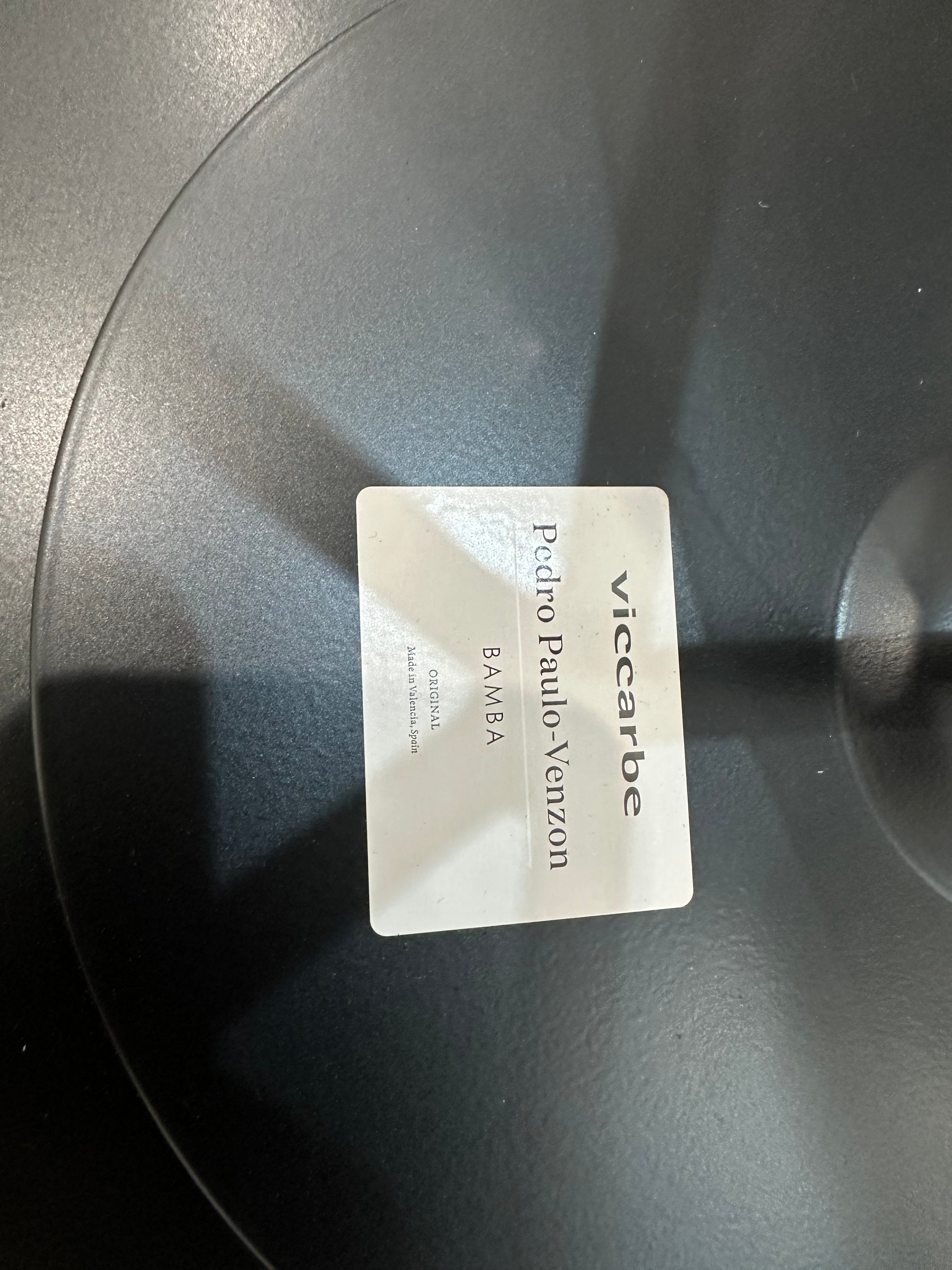 Bamba Sculpture Table, Black by Pedro Paulo - Venzon for Viccarbe