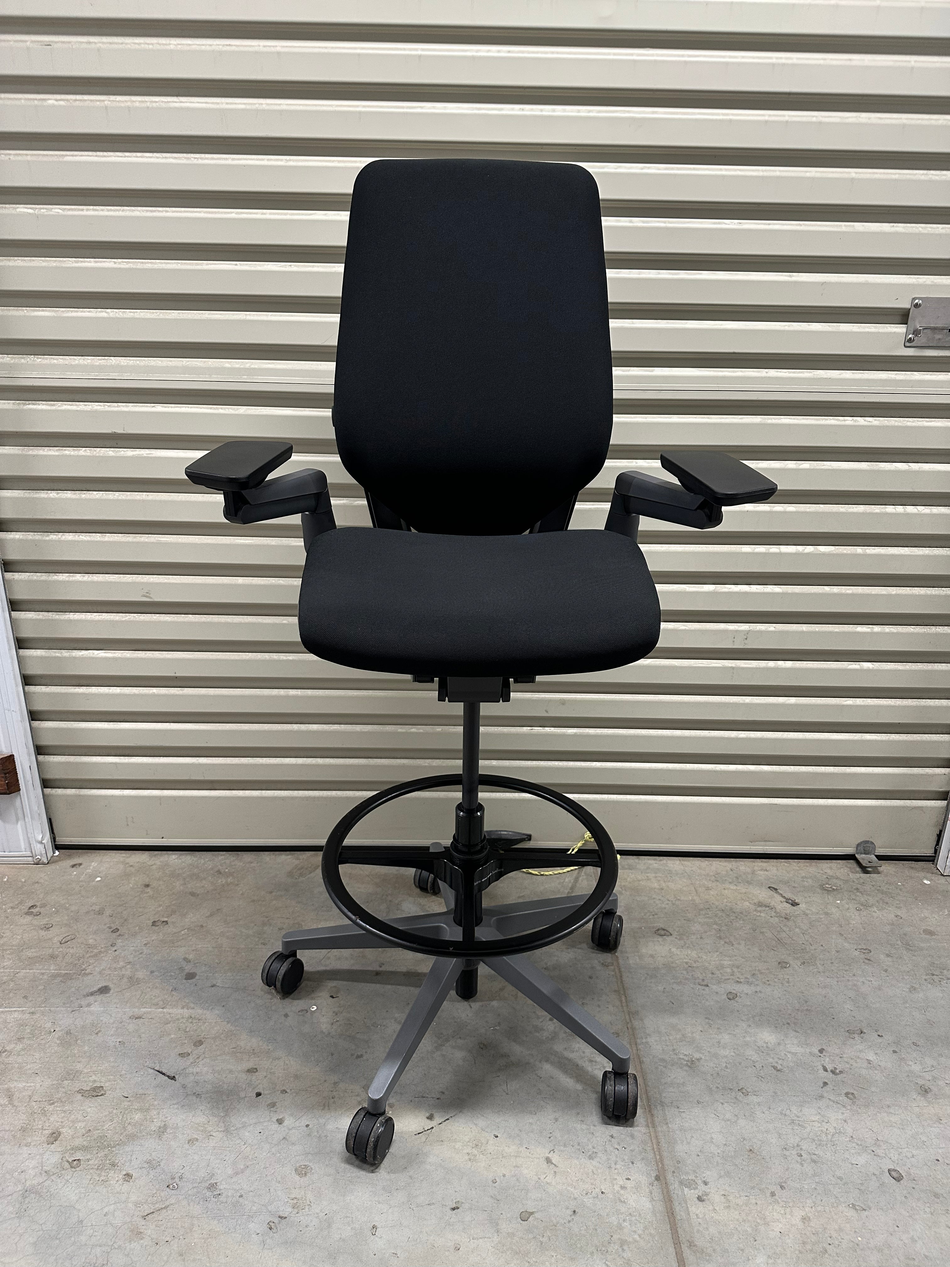 Steelcase Gesture Drafting Chair – Ergonomic Design with Adjustable Foot Ring