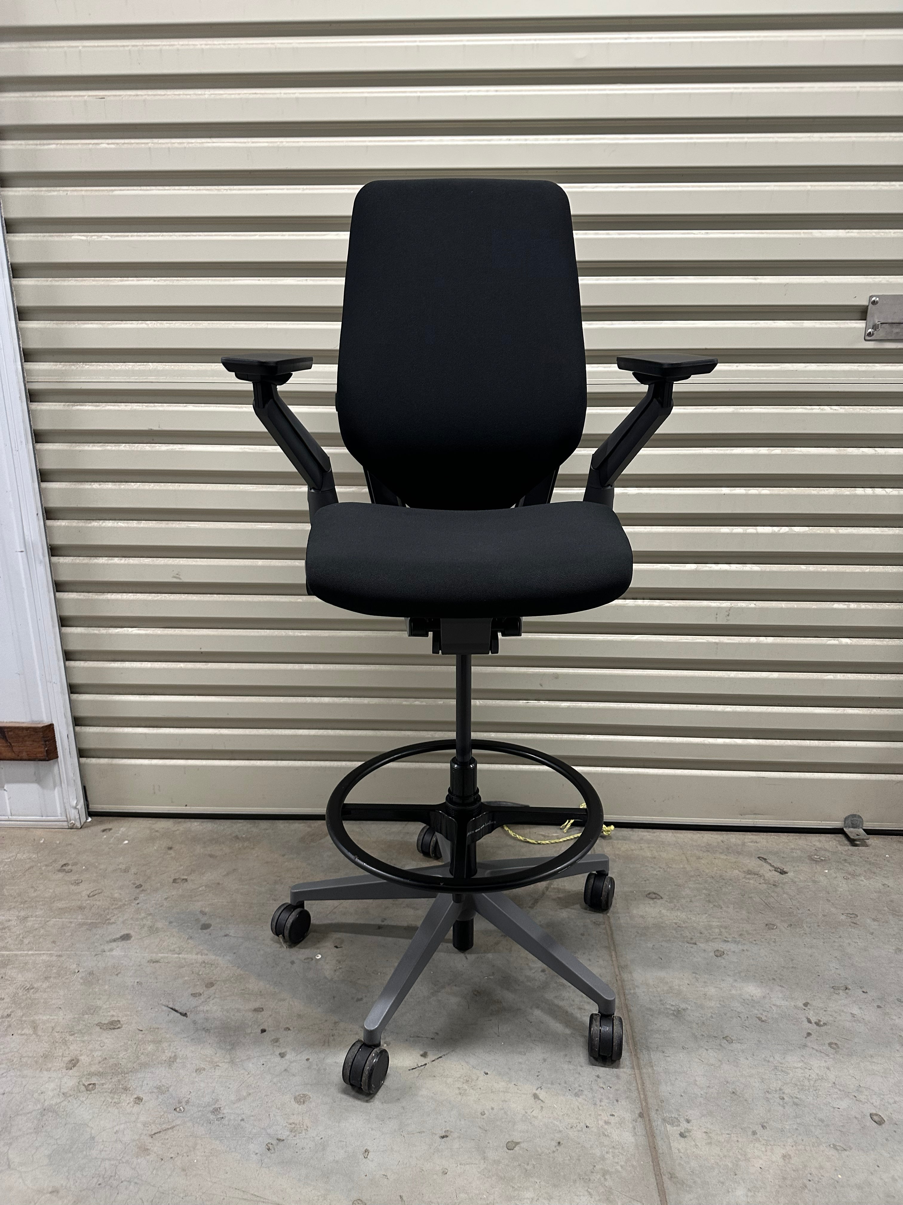 Steelcase Gesture Drafting Chair – Ergonomic Design with Adjustable Foot Ring
