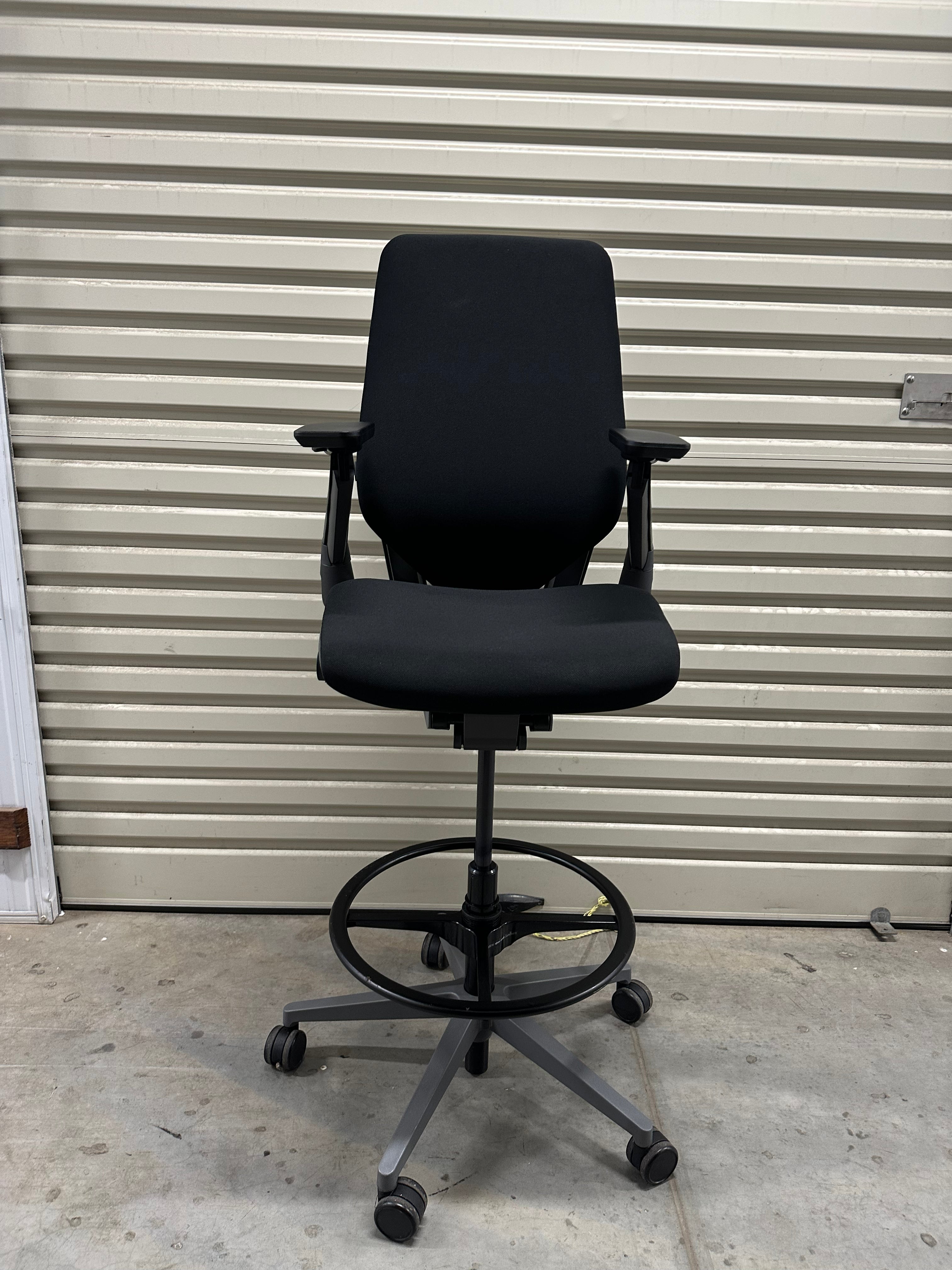 Steelcase Gesture Drafting Chair – Ergonomic Design with Adjustable Foot Ring