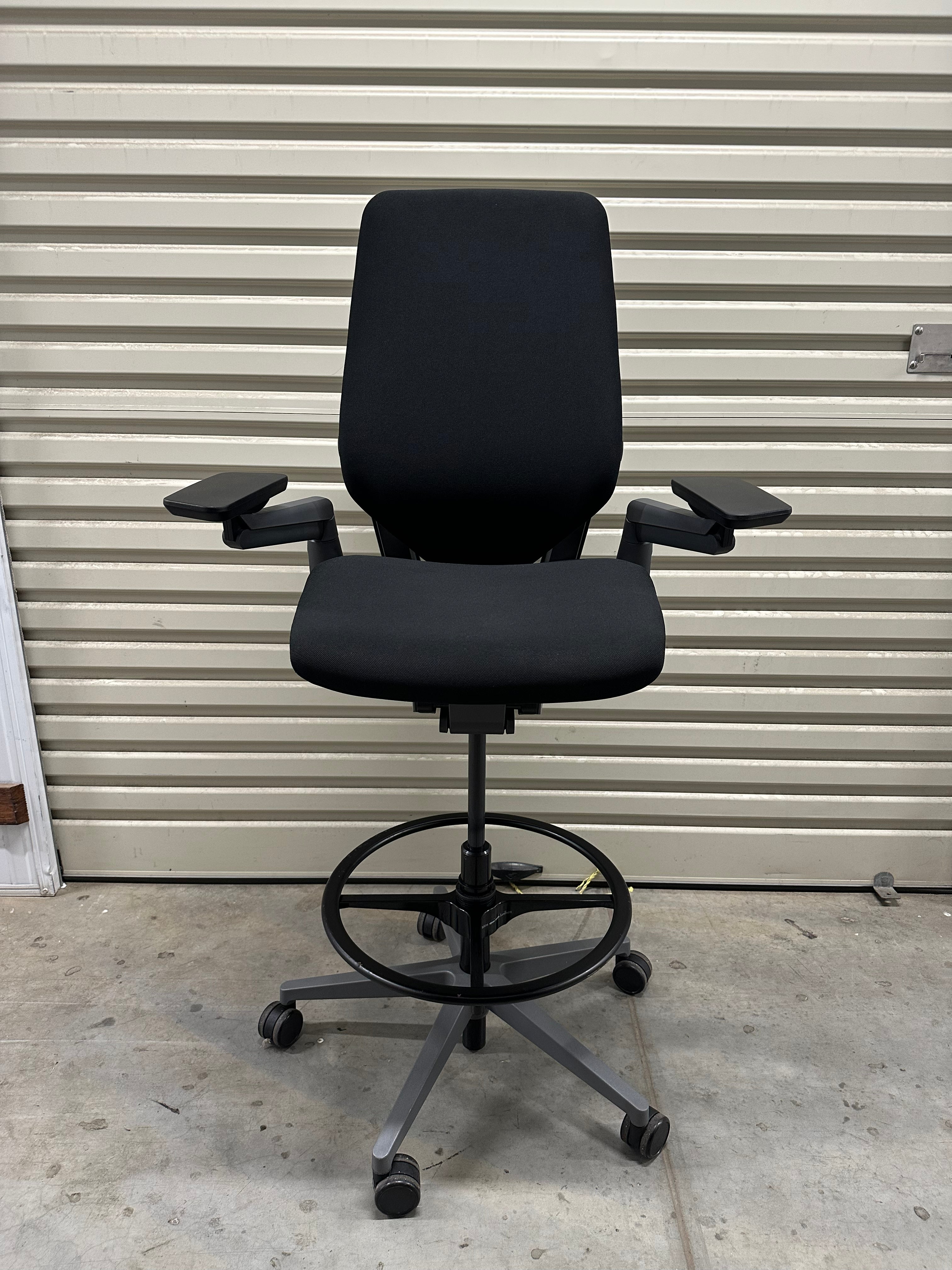 Steelcase Gesture Drafting Chair – Ergonomic Design with Adjustable Foot Ring