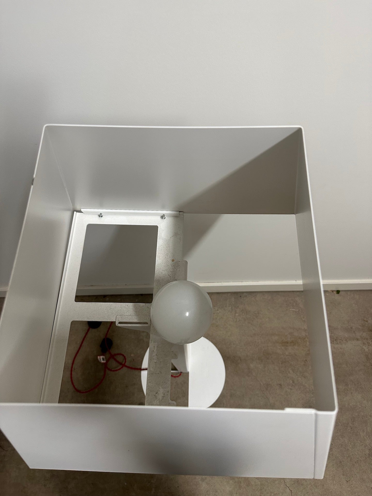 RARE Established & Sons Fold Floor Lamp - White