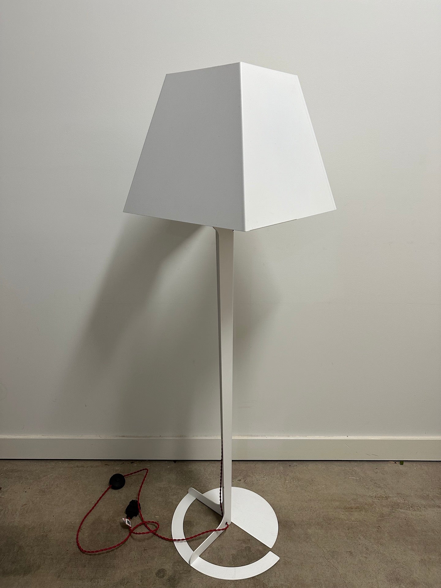 RARE Established & Sons Fold Floor Lamp - White