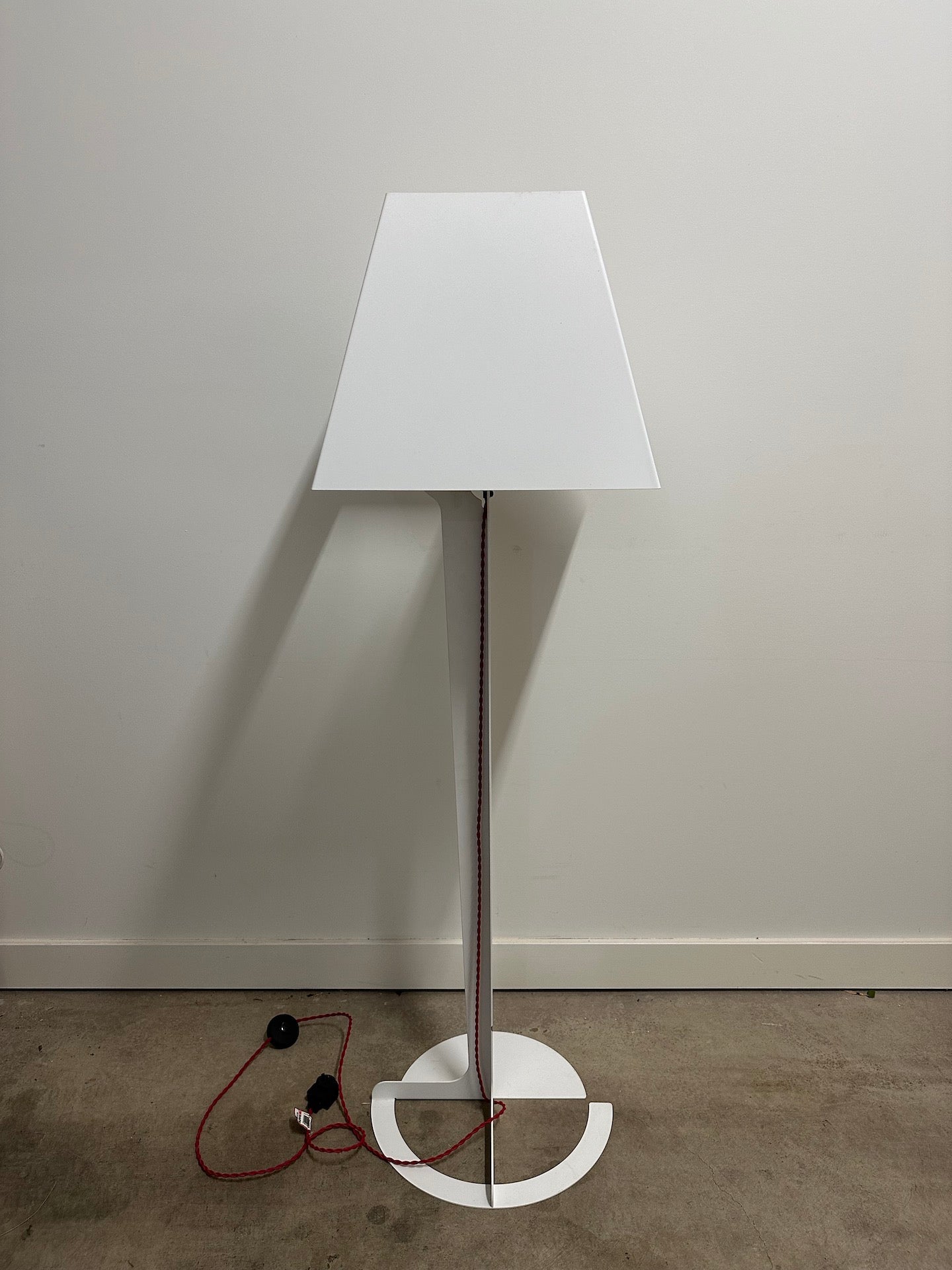 RARE Established & Sons Fold Floor Lamp - White