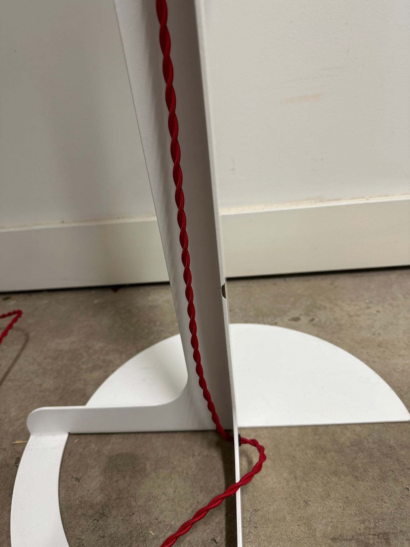 RARE Established & Sons Fold Floor Lamp - White