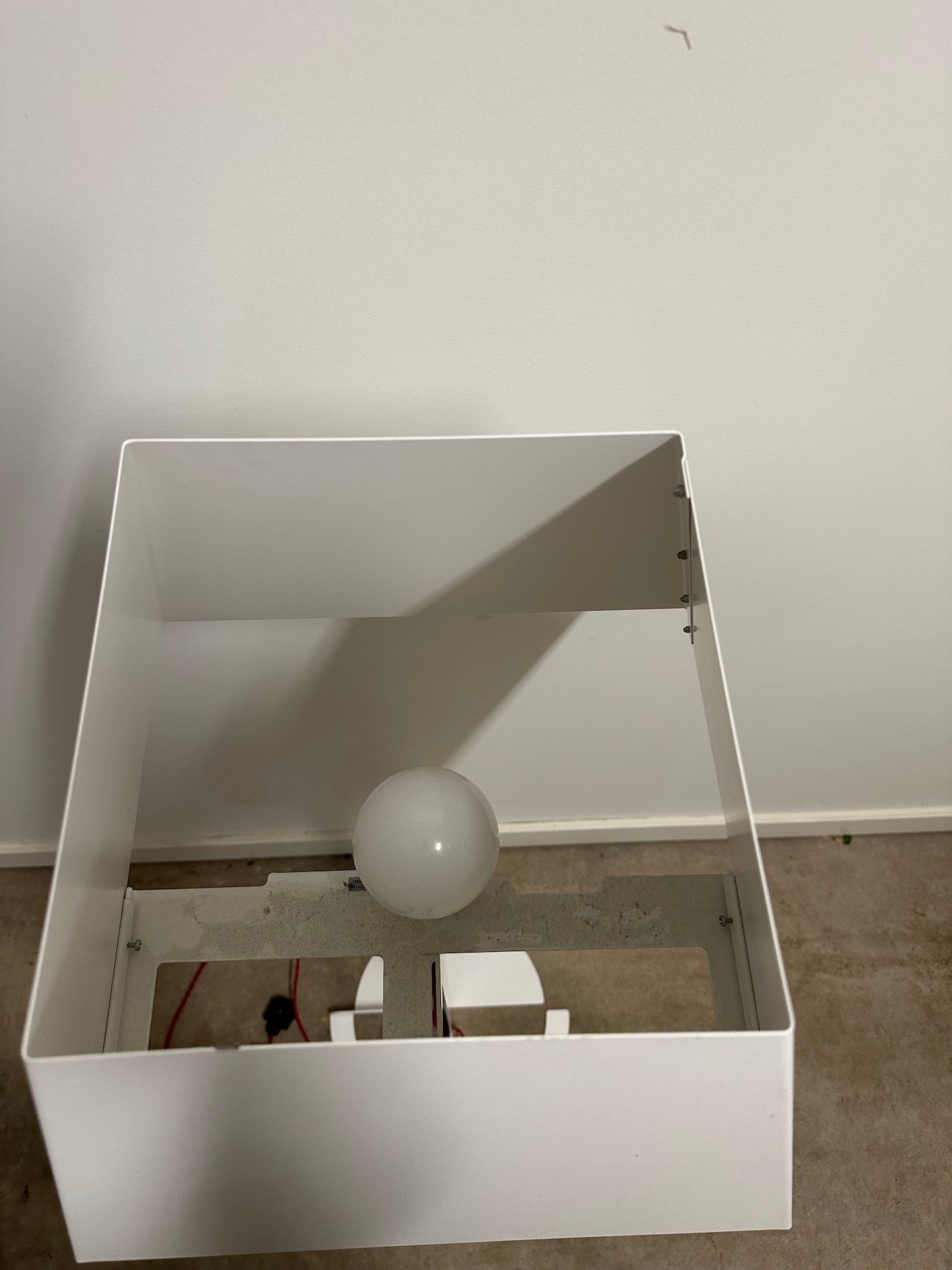 RARE Established & Sons Fold Floor Lamp - White