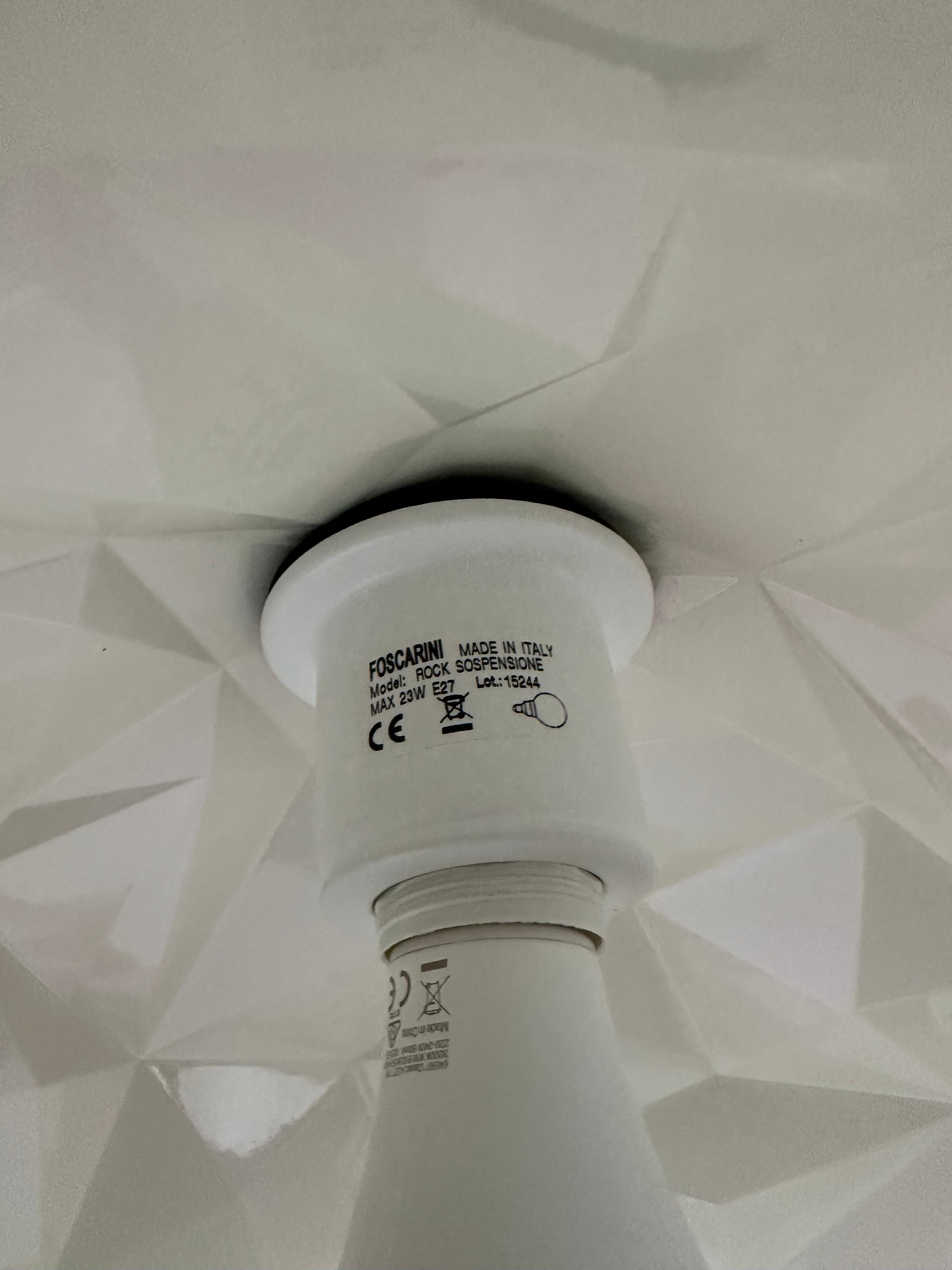 Diesel with Foscarini Rock Suspension Pendant Lamp – Ludovica & Roberto Palomba