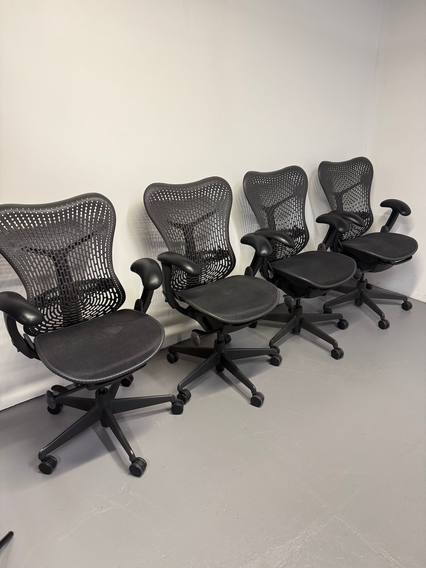 Herman Miller Mirra 1 Office Chair with Armrests - Black/Black - Refurbished